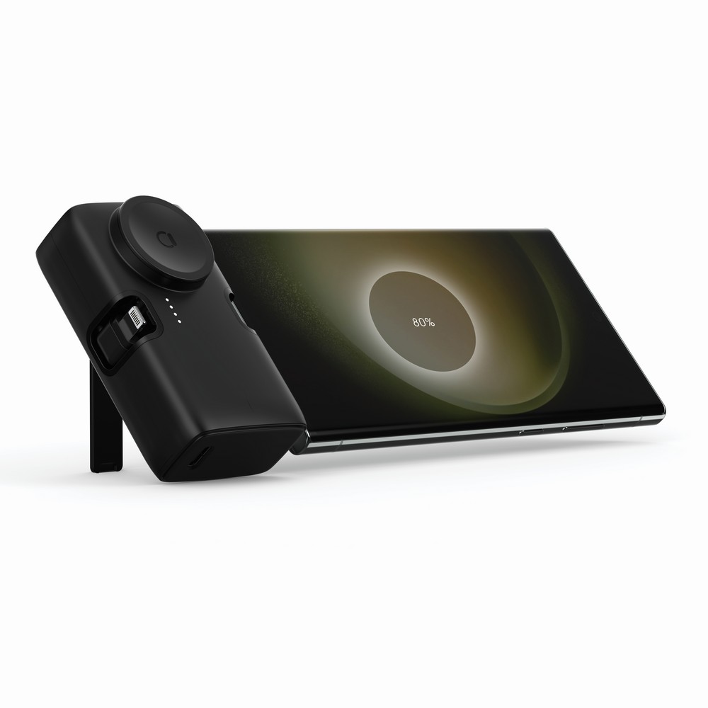 Power bank 5000 mAh Urban Vitamin San Diego z własnym nadrukiem, kolor czarny
