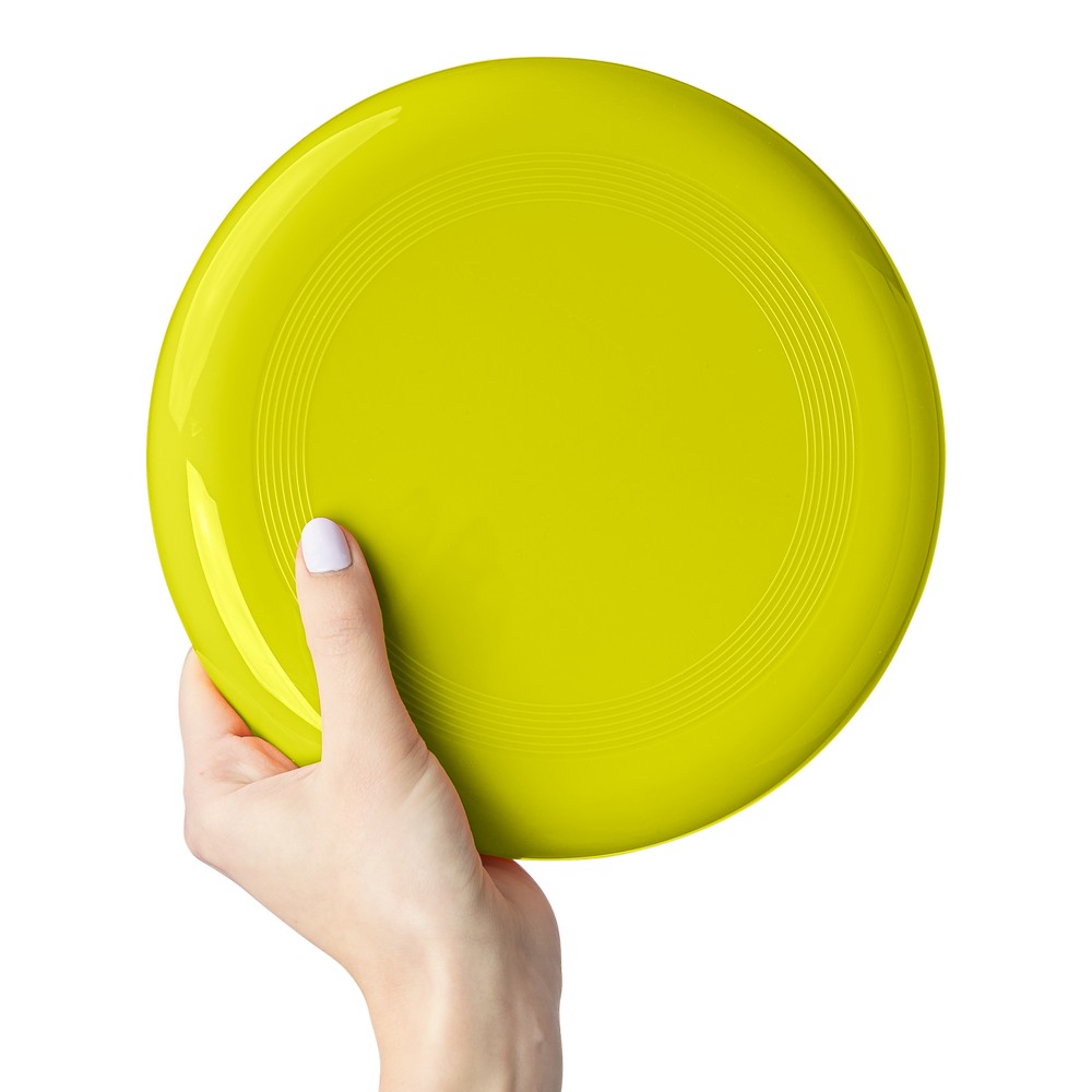 Frisbee z własnym nadrukiem, kolor żółty