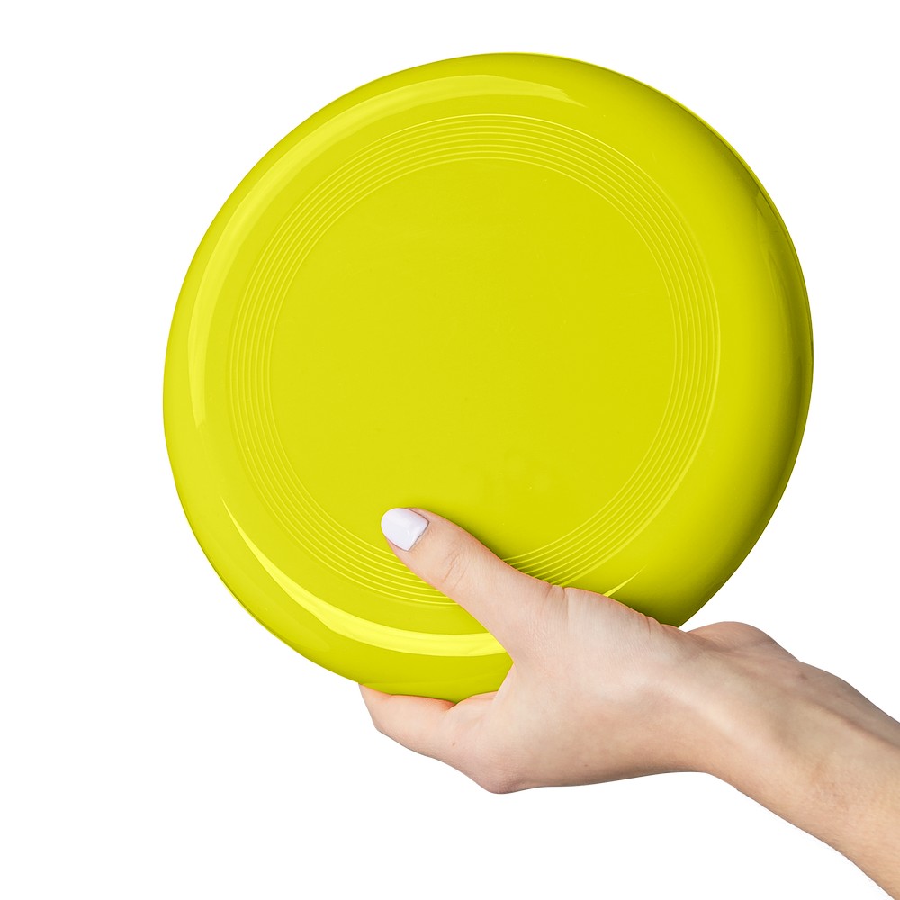 Frisbee z własnym nadrukiem, kolor żółty