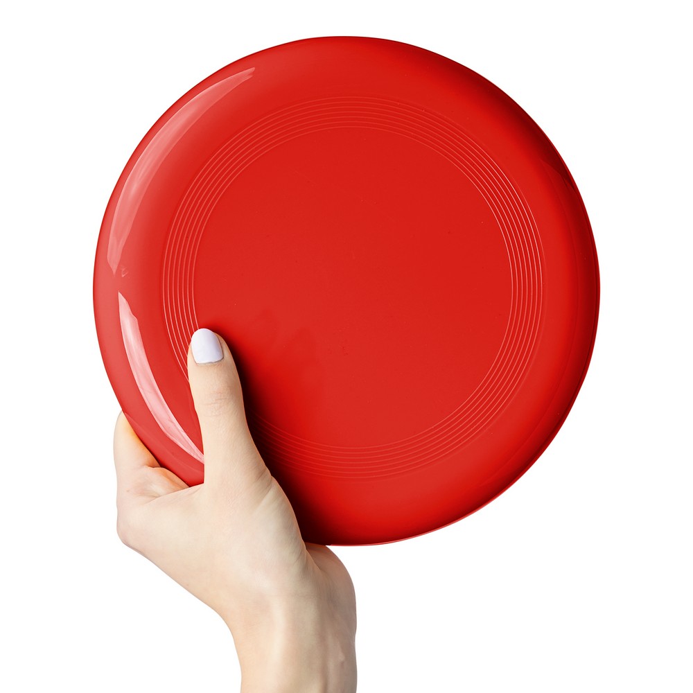 Frisbee z własnym nadrukiem, kolor czerwony