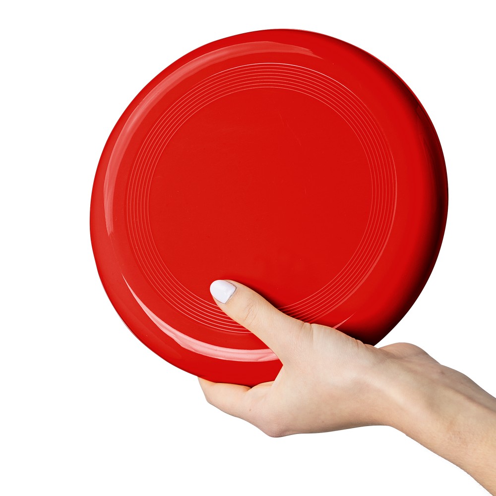 Frisbee z własnym nadrukiem, kolor czerwony