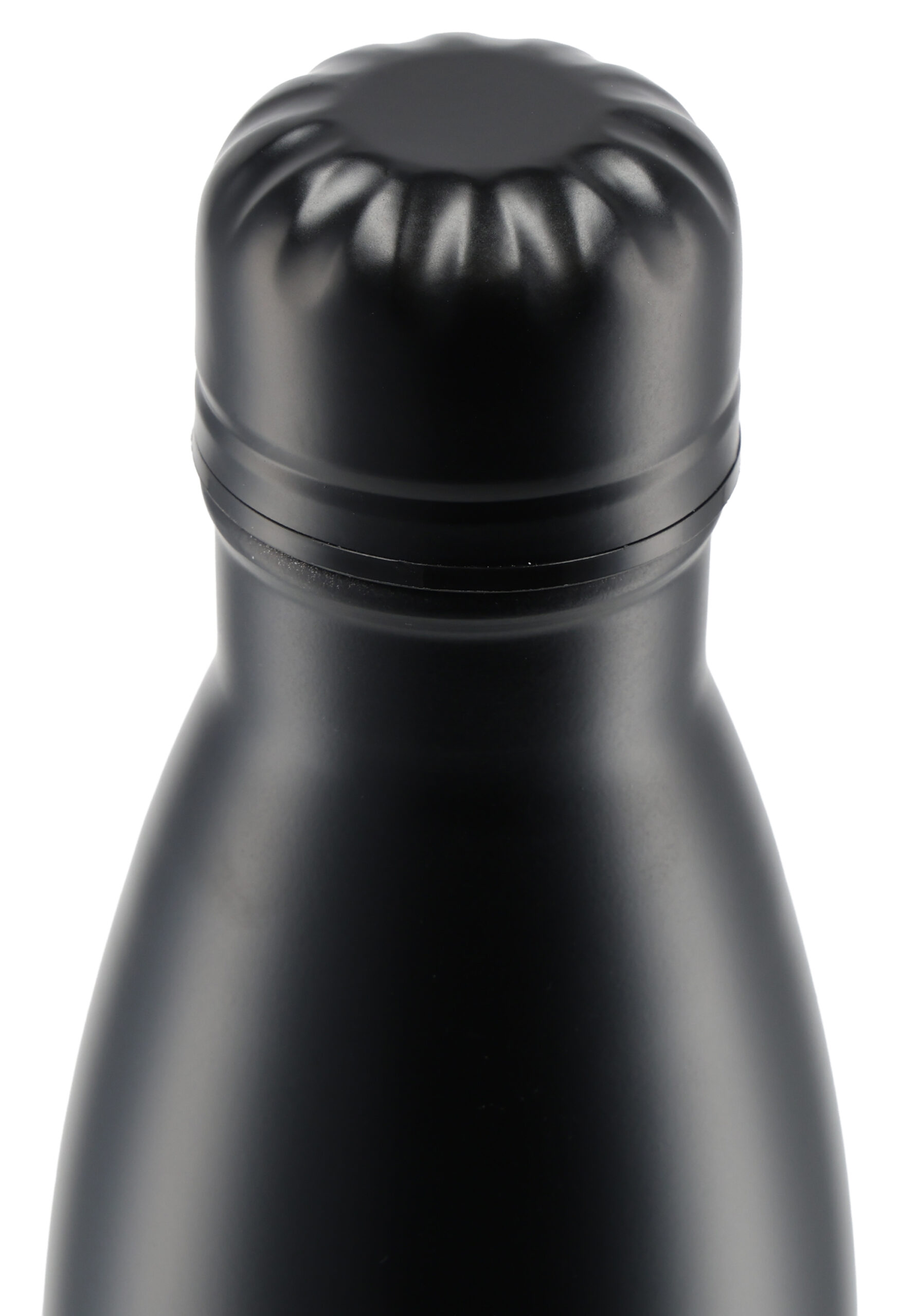 Butelka stalowa KOBE 750 ml - z logo z własnym nadrukiem, kolor czarny