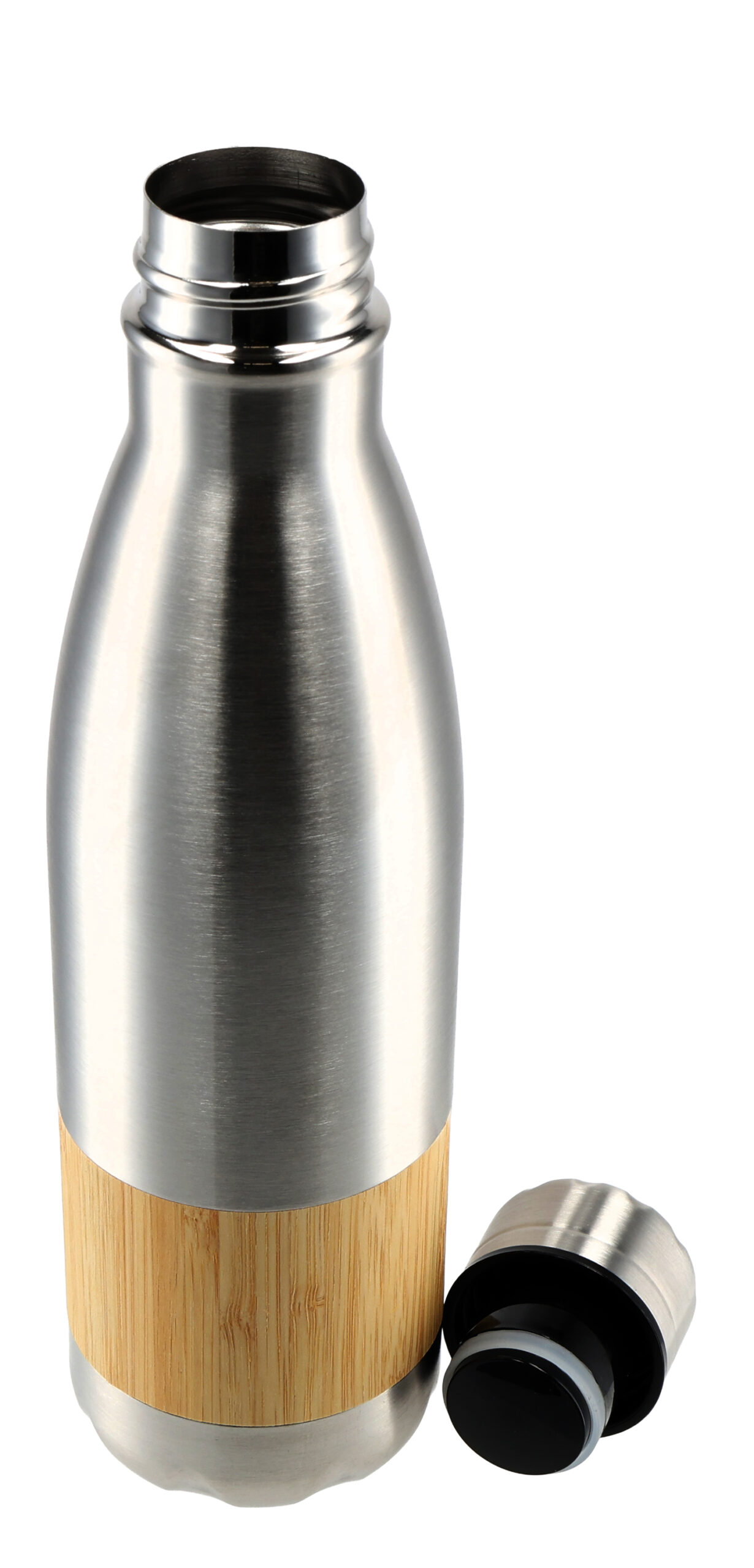 Butelka stalowa KOBE 750 ml - z logo z własnym nadrukiem, kolor szary