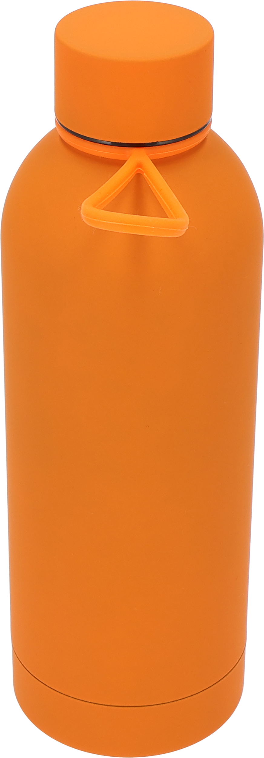 Butelka stalowa soft touch OSTRAVA 750 ml - z logo z własnym nadrukiem, kolor pomarańczowy
