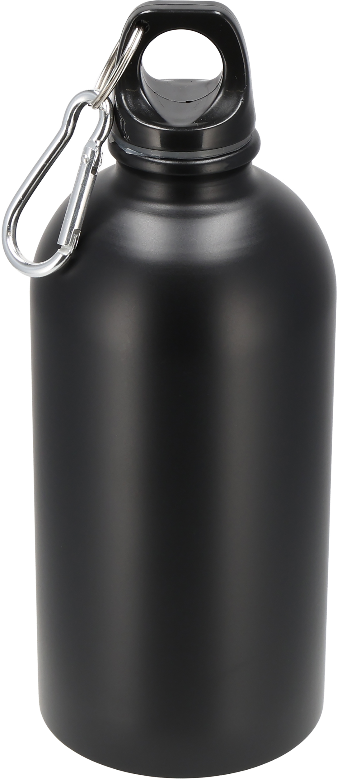 Butelka stalowa NEW YORK 500 ml - z logo z własnym nadrukiem, kolor czarny