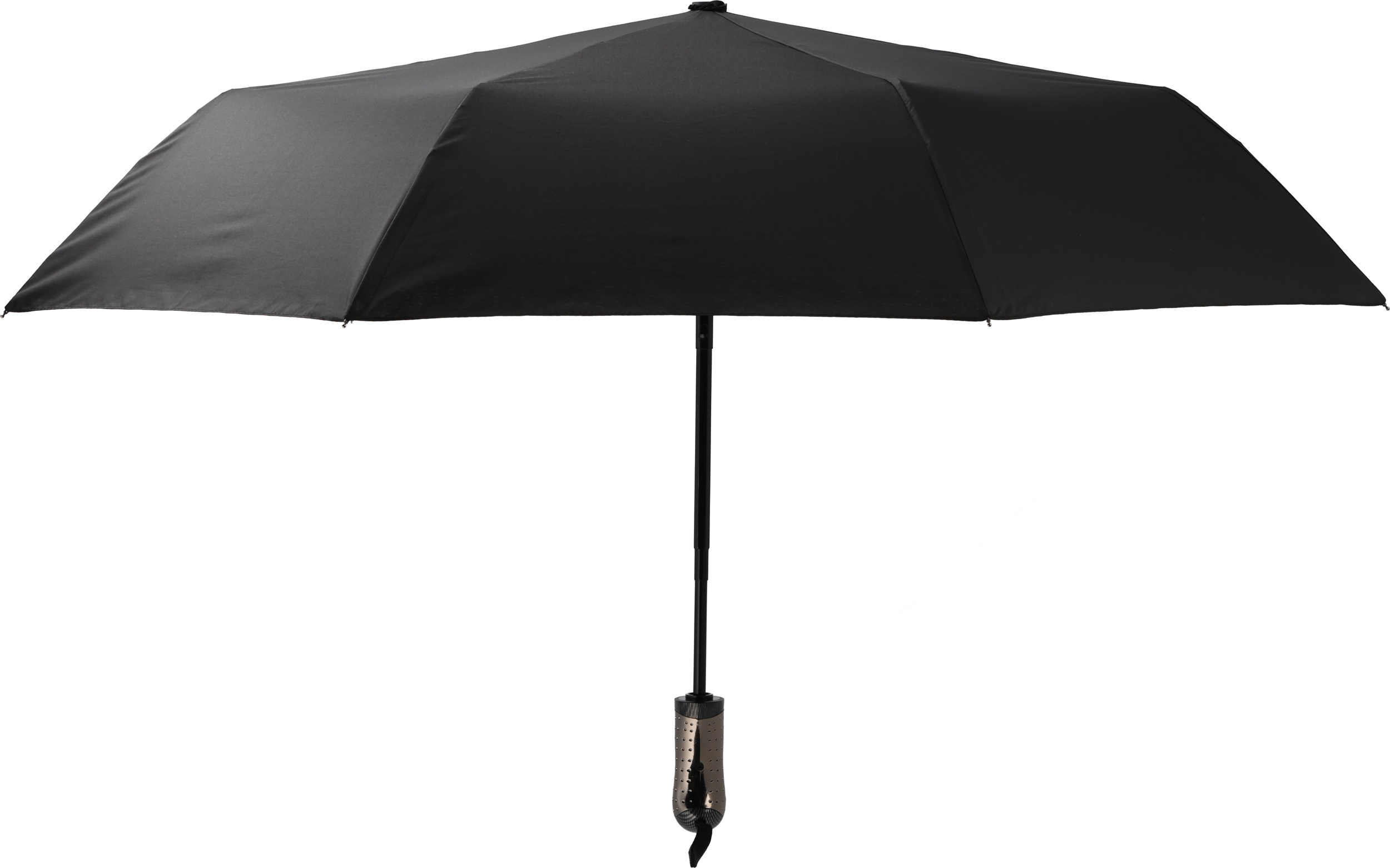Parasol automatyczny Ø96 cm BIXBY - z logo z własnym nadrukiem, kolor czarny