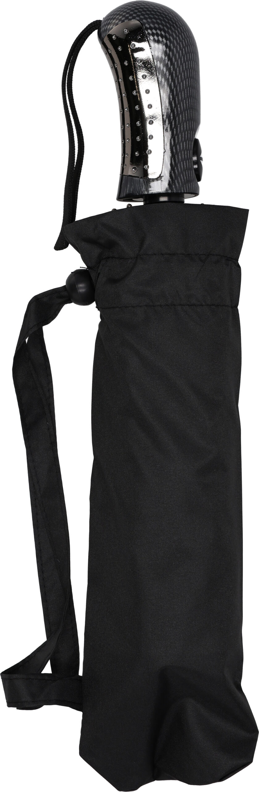 Parasol automatyczny Ø96 cm BIXBY - z logo z własnym nadrukiem, kolor czarny