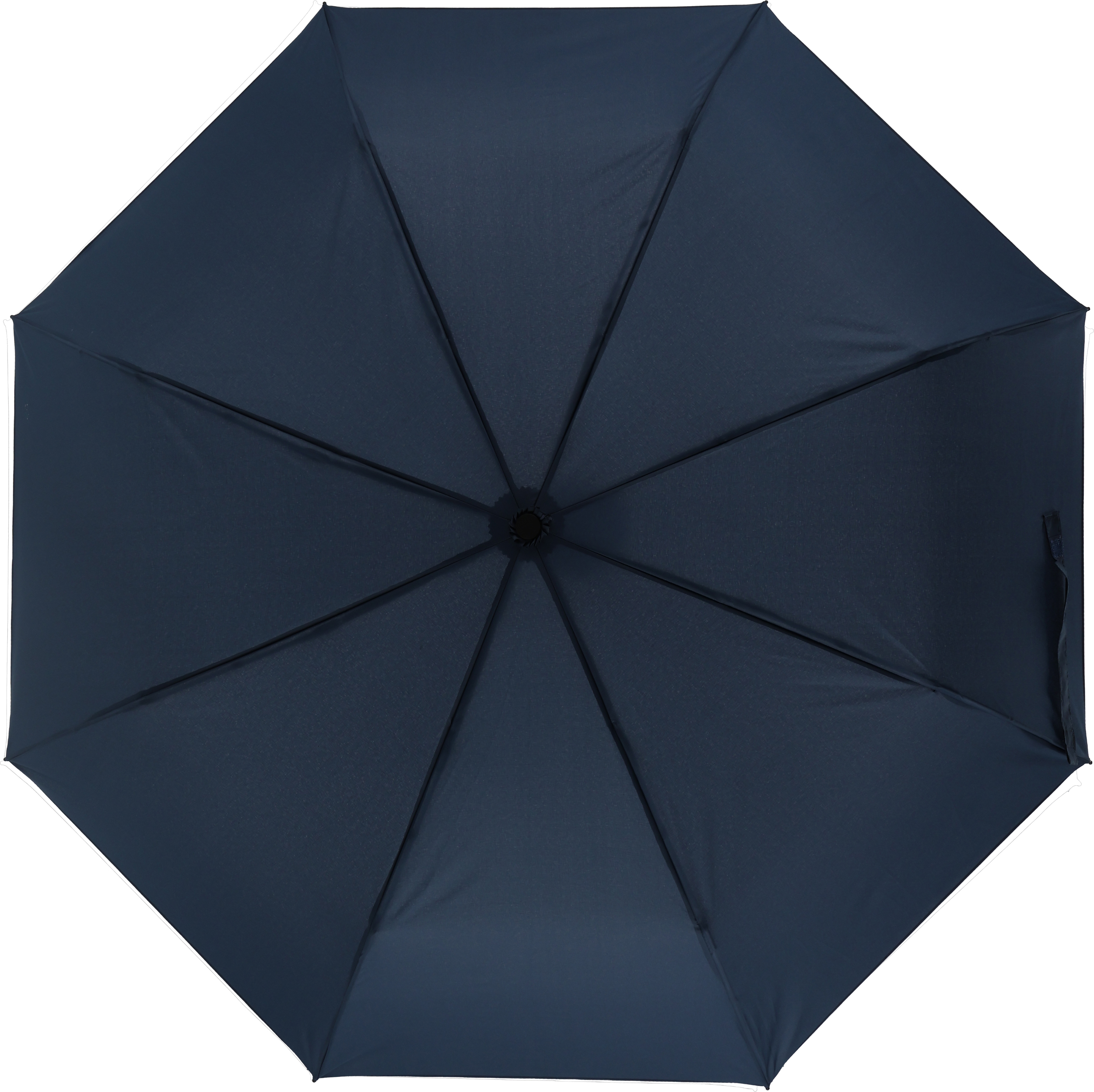 Parasol manualny Ø98 cm ERDING - z logo z własnym nadrukiem, kolor granatowy