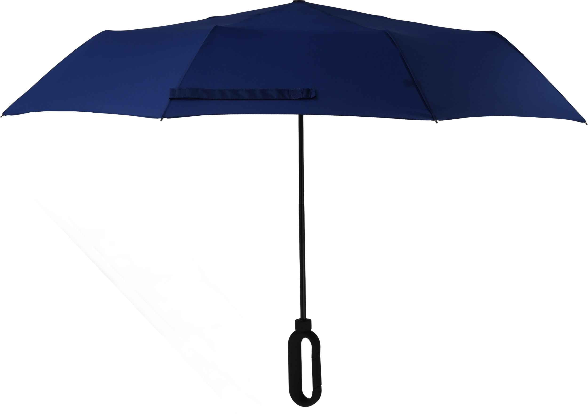 Parasol manualny Ø98 cm ERDING - z logo z własnym nadrukiem, kolor niebieski