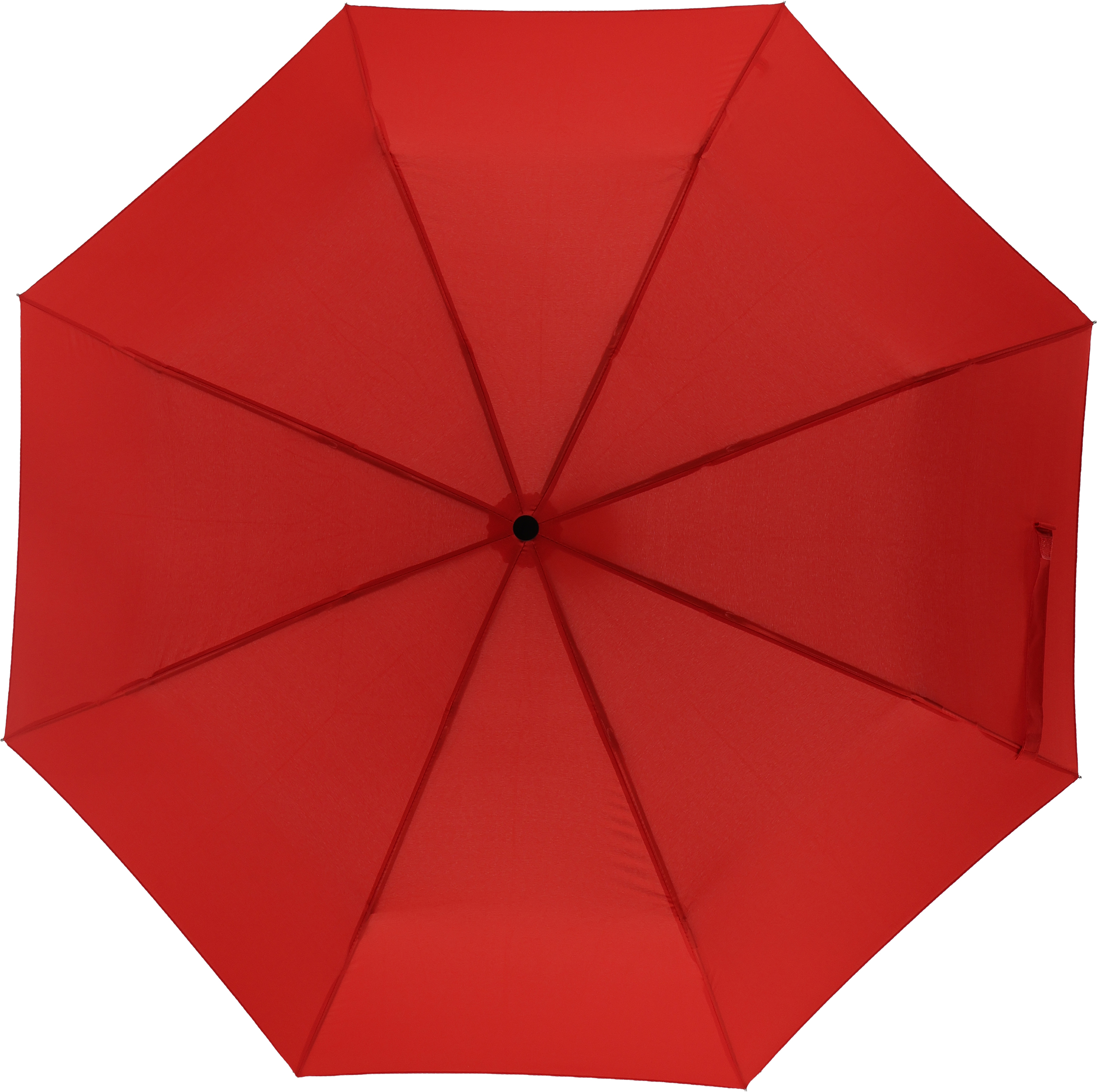 Parasol manualny Ø98 cm ERDING - z logo z własnym nadrukiem, kolor czerwony