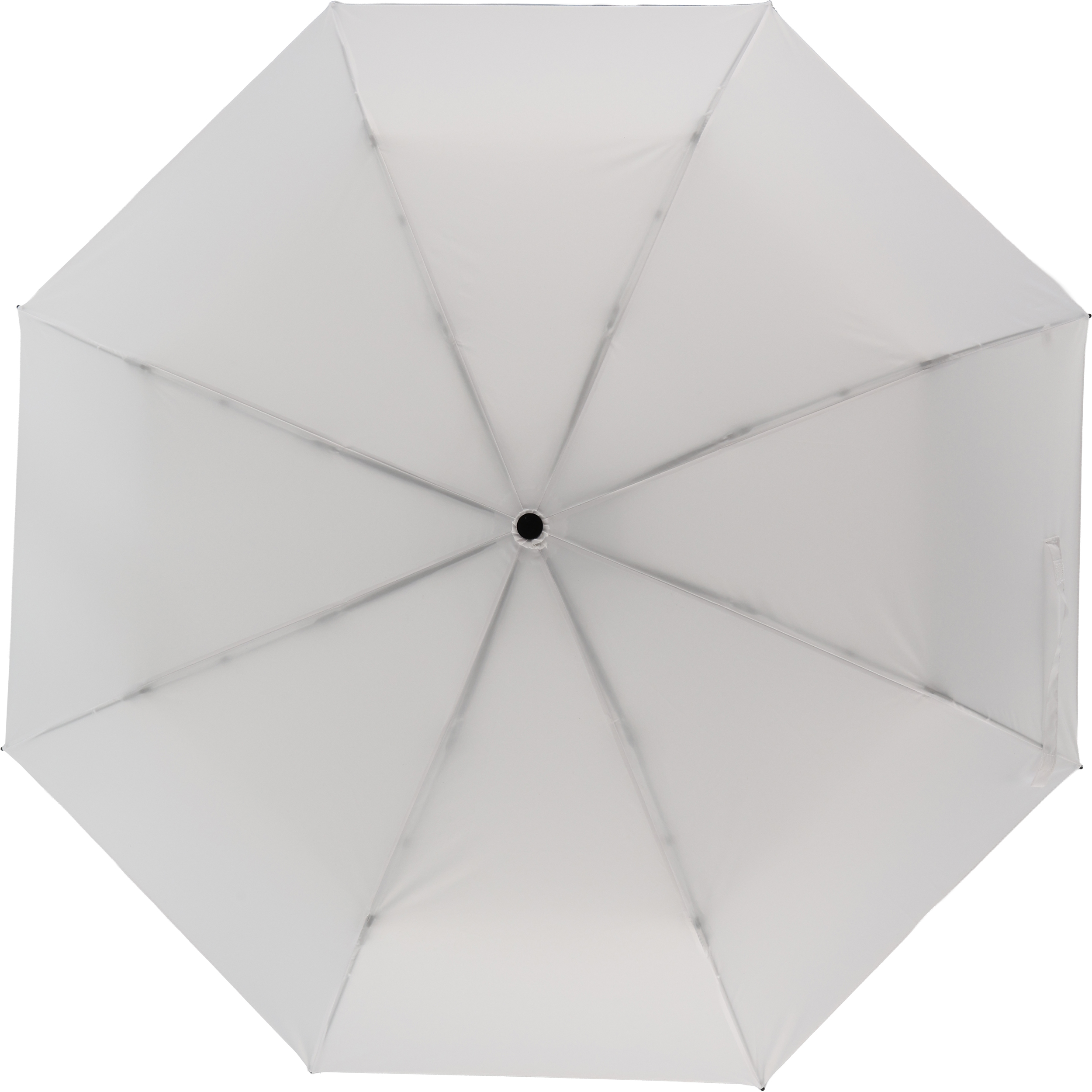 Parasol manualny Ø98 cm ERDING - z logo z własnym nadrukiem, kolor biały