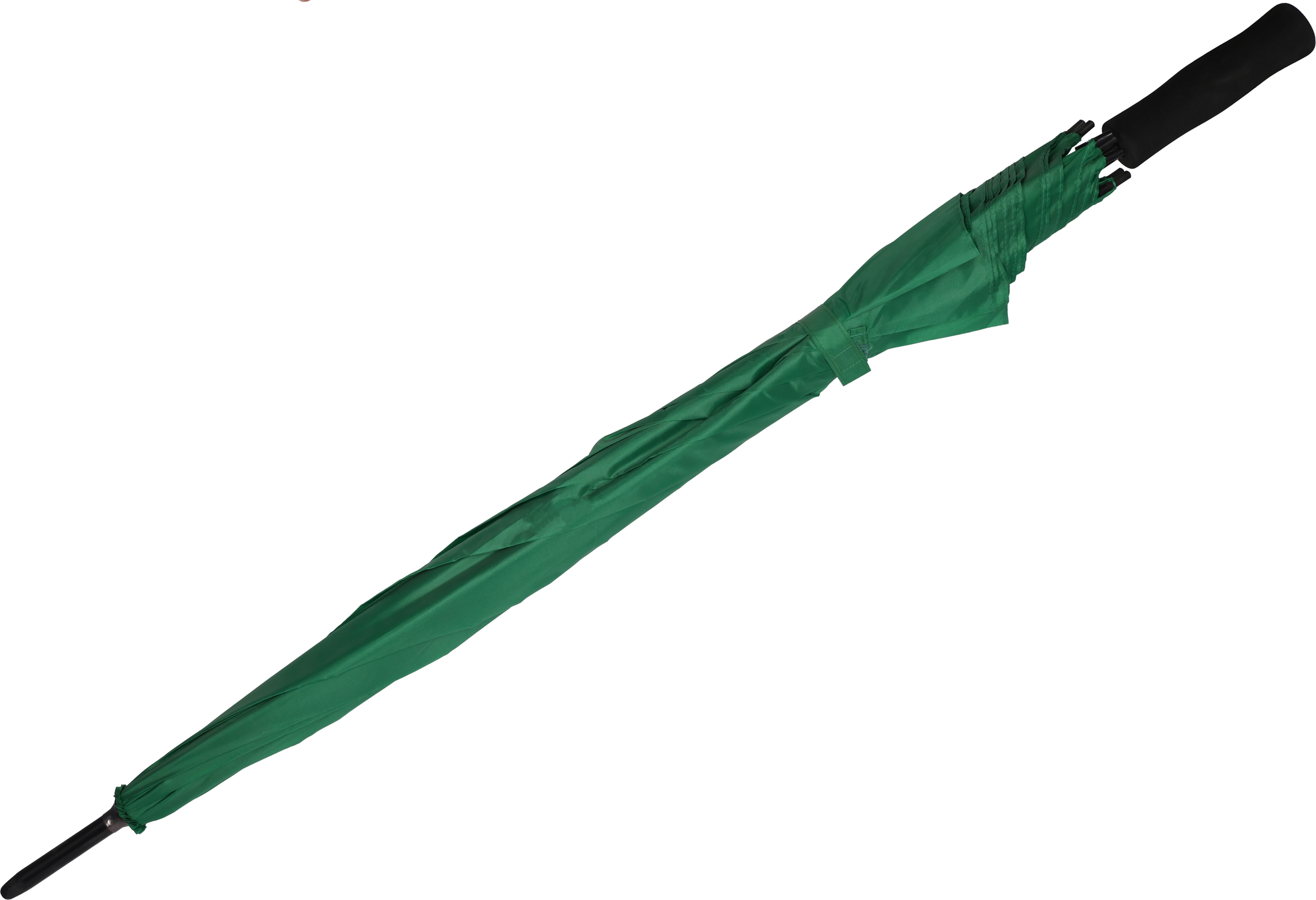 Parasol automatyczny Ø130 cm SUEDERDEICH - z logo z własnym nadrukiem, kolor zielony