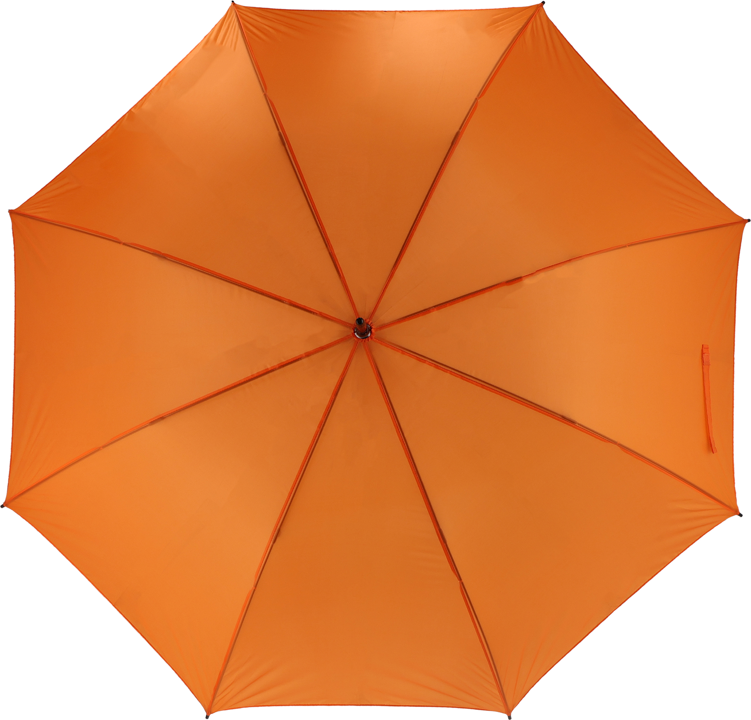 Parasol automatyczny Ø130 cm SUEDERDEICH - z logo z własnym nadrukiem, kolor pomarańczowy