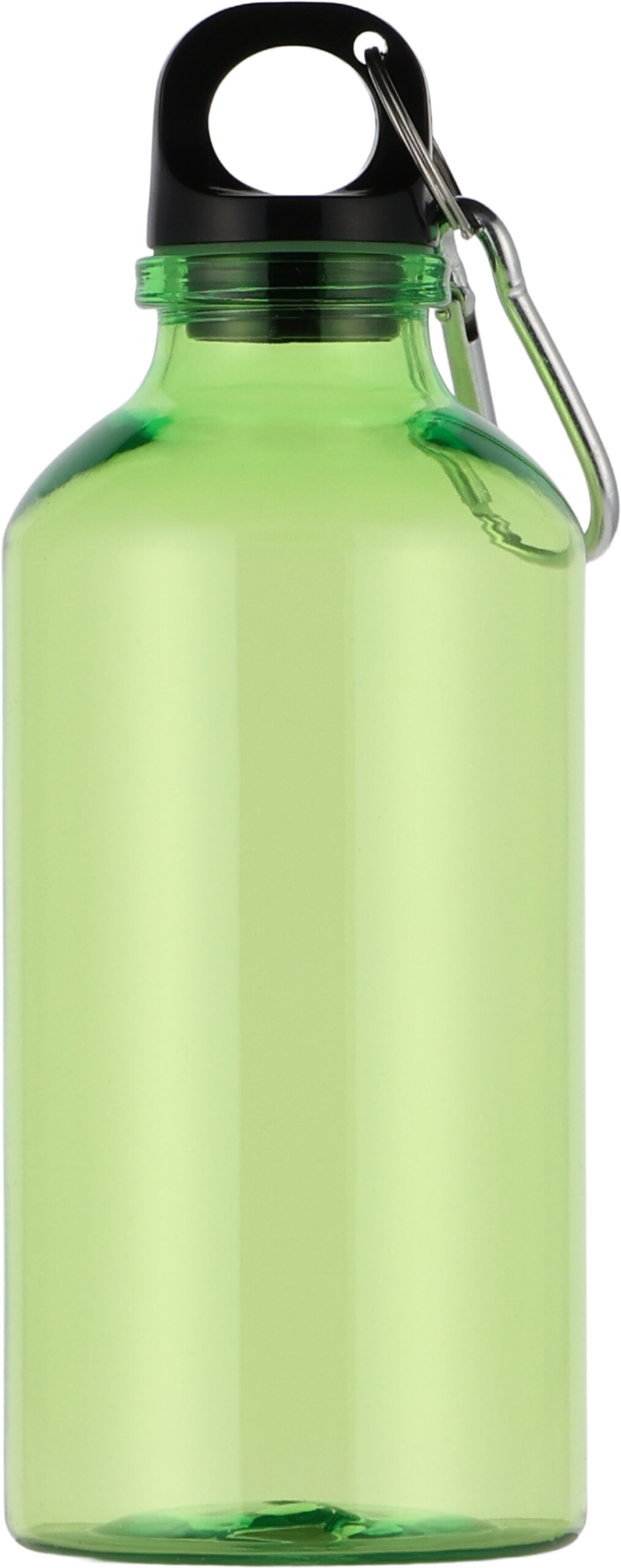 Bidon z recyklingu MECHELEN 400 ml - z logo z własnym nadrukiem, kolor zielony