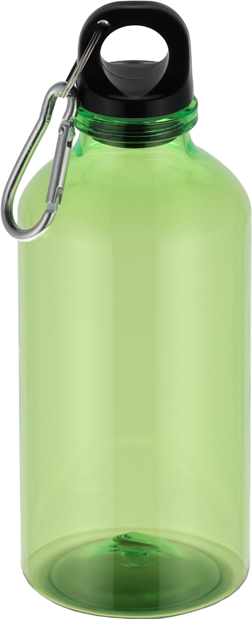 Bidon z recyklingu MECHELEN 400 ml - z logo z własnym nadrukiem, kolor zielony