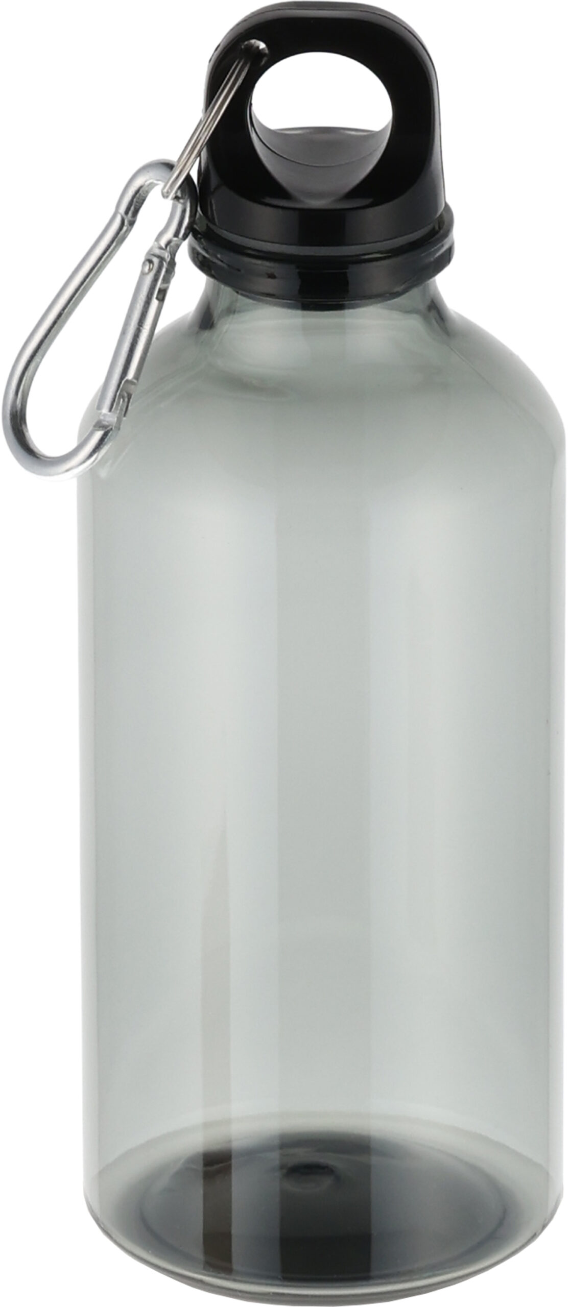 Bidon z recyklingu MECHELEN 400 ml - z logo z własnym nadrukiem, kolor ciemnoszary