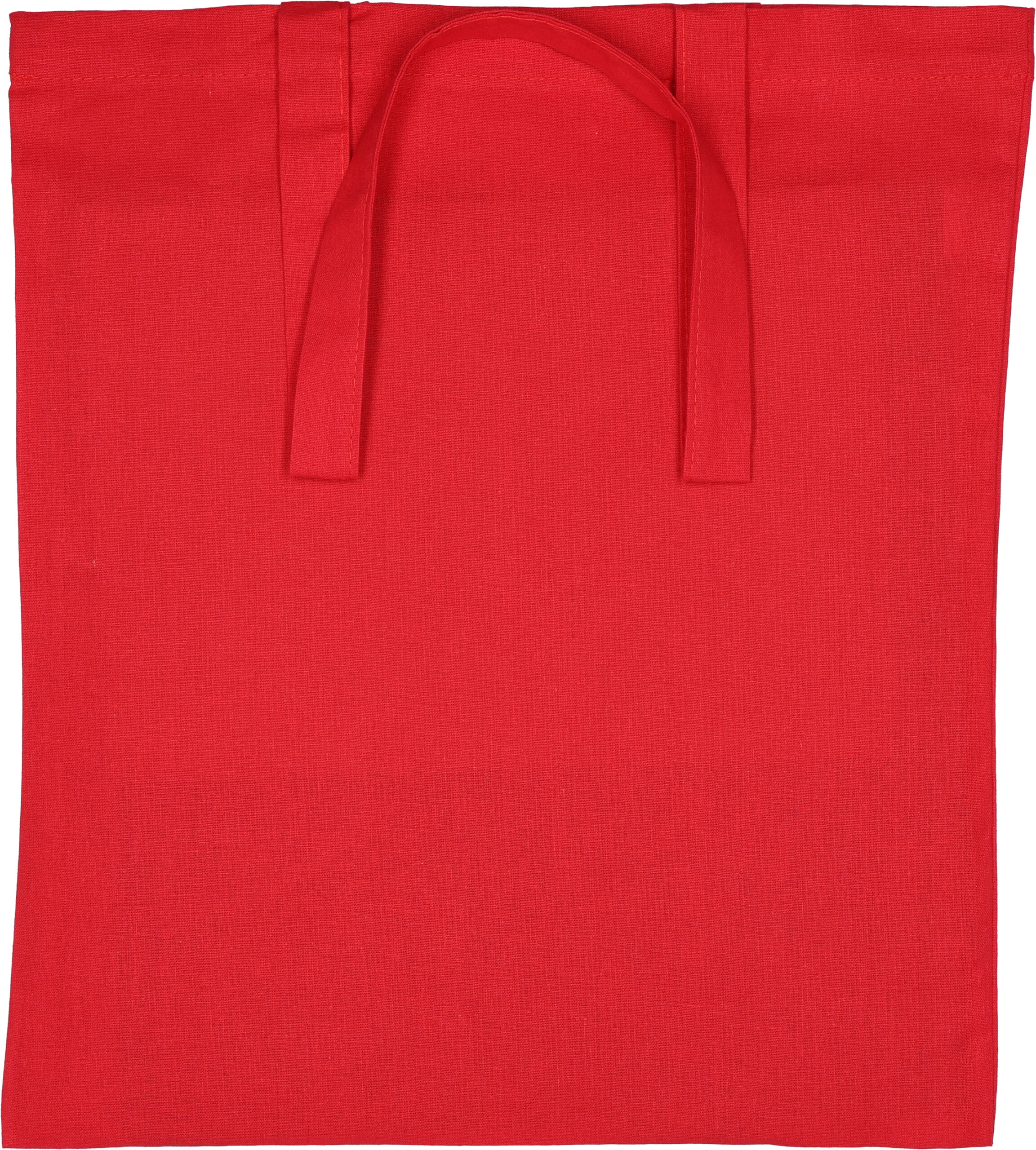 Torba bawełniana z długimi uszami 140 g/m2 COPENHAGEN - z logo z własnym nadrukiem, kolor czerwony