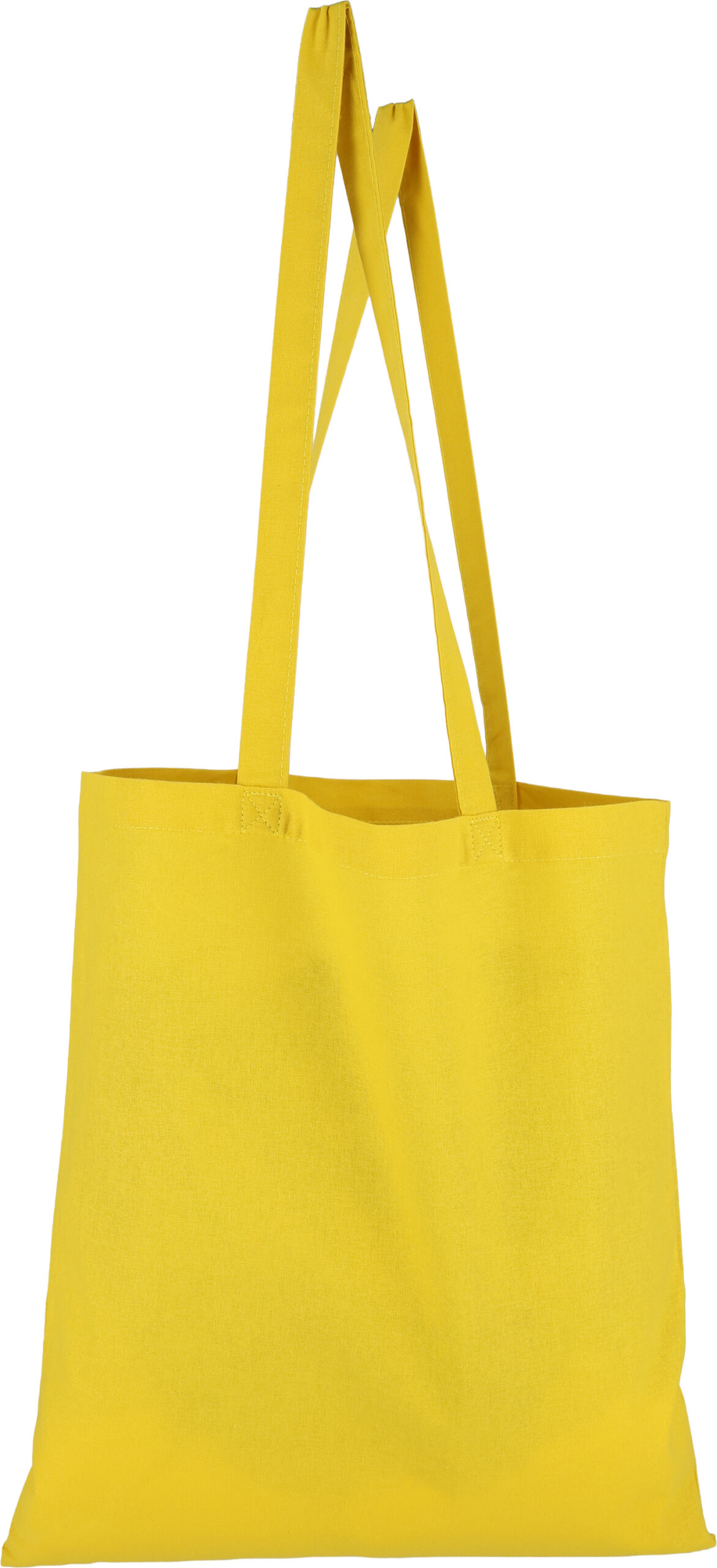 Torba bawełniana z długimi uszami 140 g/m2 COPENHAGEN - z logo z własnym nadrukiem, kolor żółty