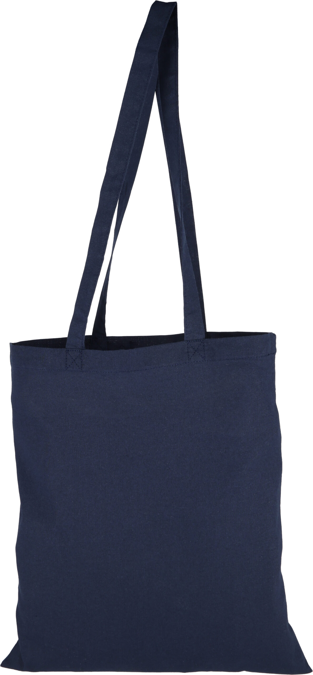 Torba bawełniana z długimi uszami 140 g/m2 COPENHAGEN - z logo z własnym nadrukiem, kolor granatowy