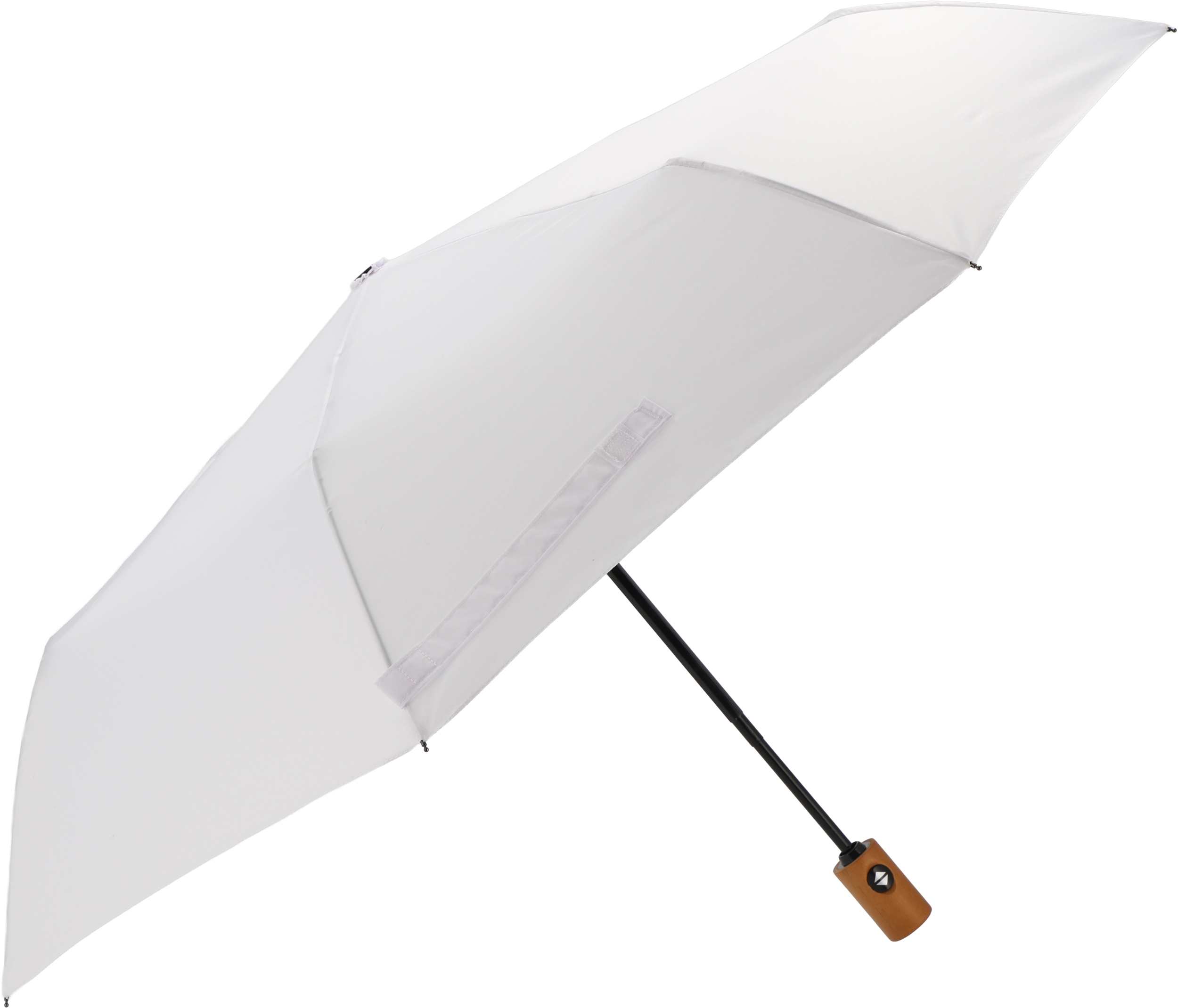 Parasol automatyczny Ø100 cm rPET IPSWICH - z logo z własnym nadrukiem, kolor biały