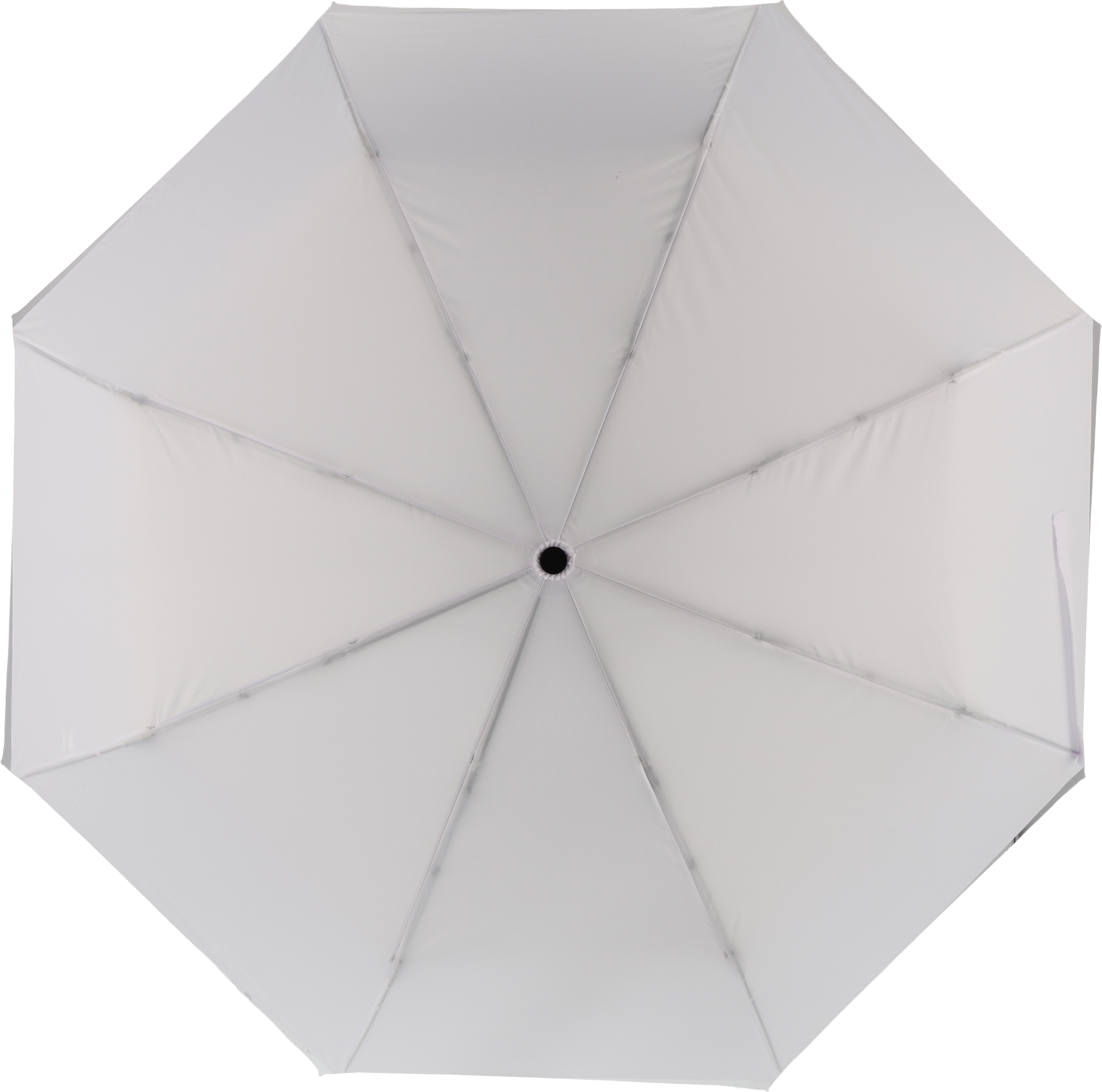Parasol automatyczny Ø100 cm rPET IPSWICH - z logo z własnym nadrukiem, kolor biały