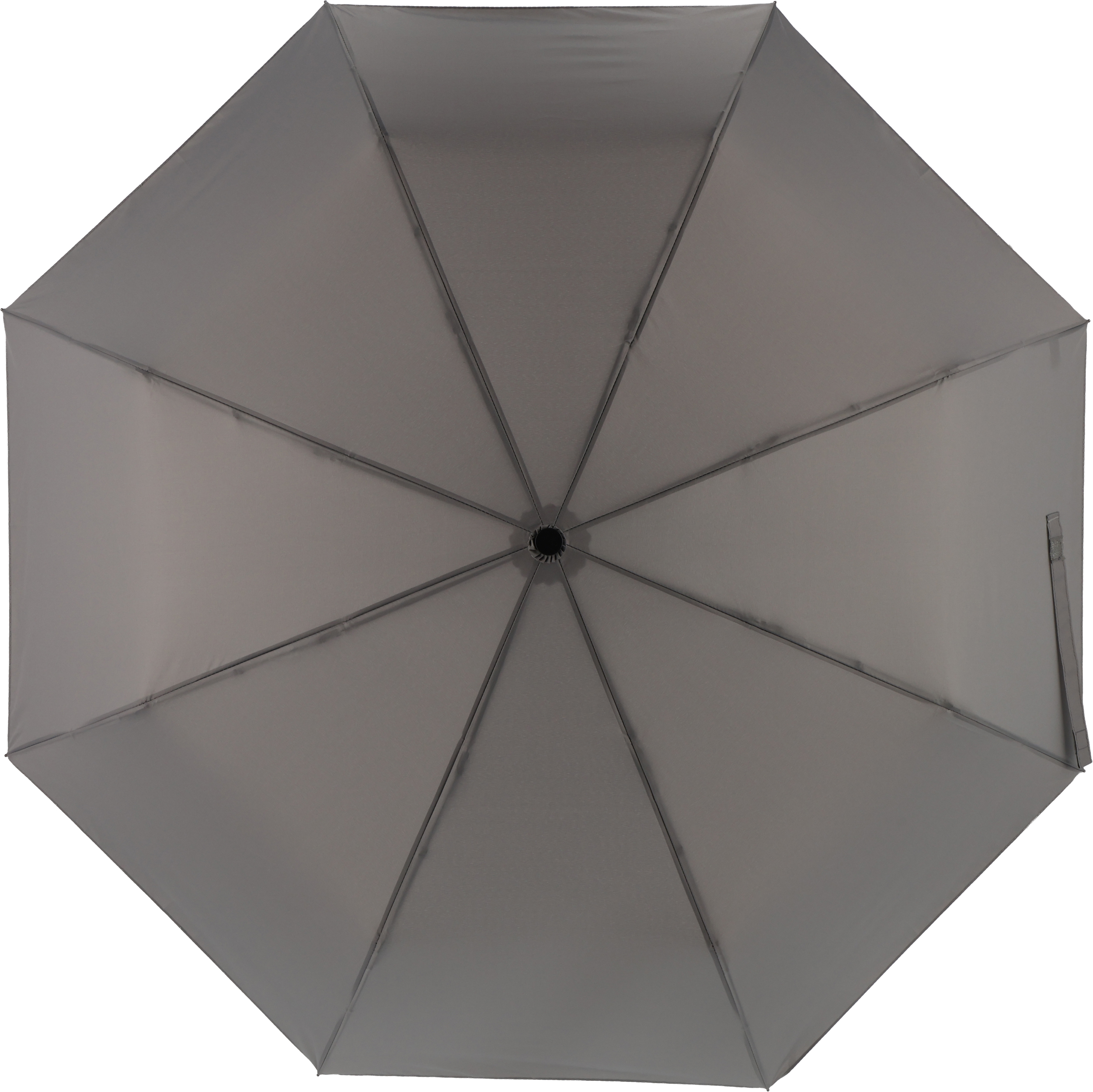 Parasol automatyczny Ø100 cm rPET IPSWICH - z logo z własnym nadrukiem, kolor szary