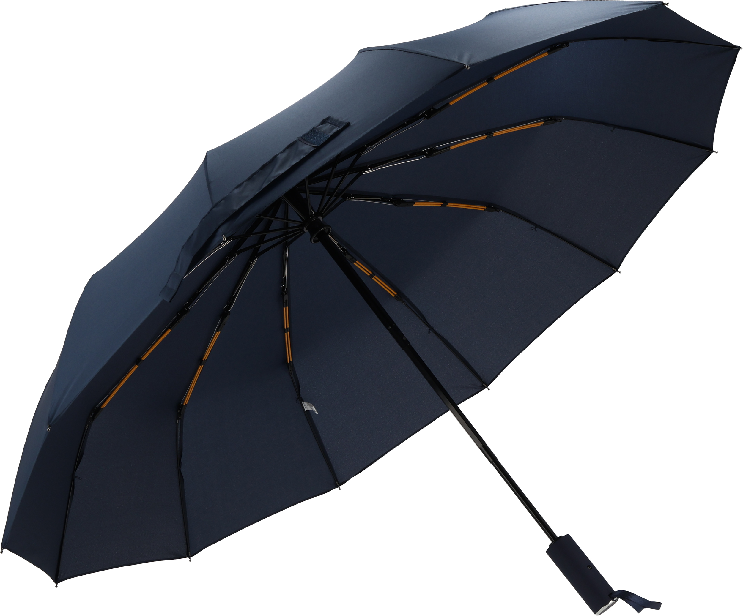 Parasol automatyczny Ø103 cm OMAHA - z logo z własnym nadrukiem, kolor granatowy