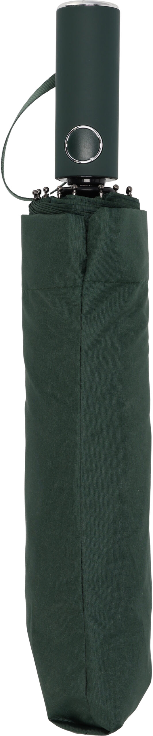 ciemnozielony Parasol automatyczny Ø103 cm OMAHA – z logo
