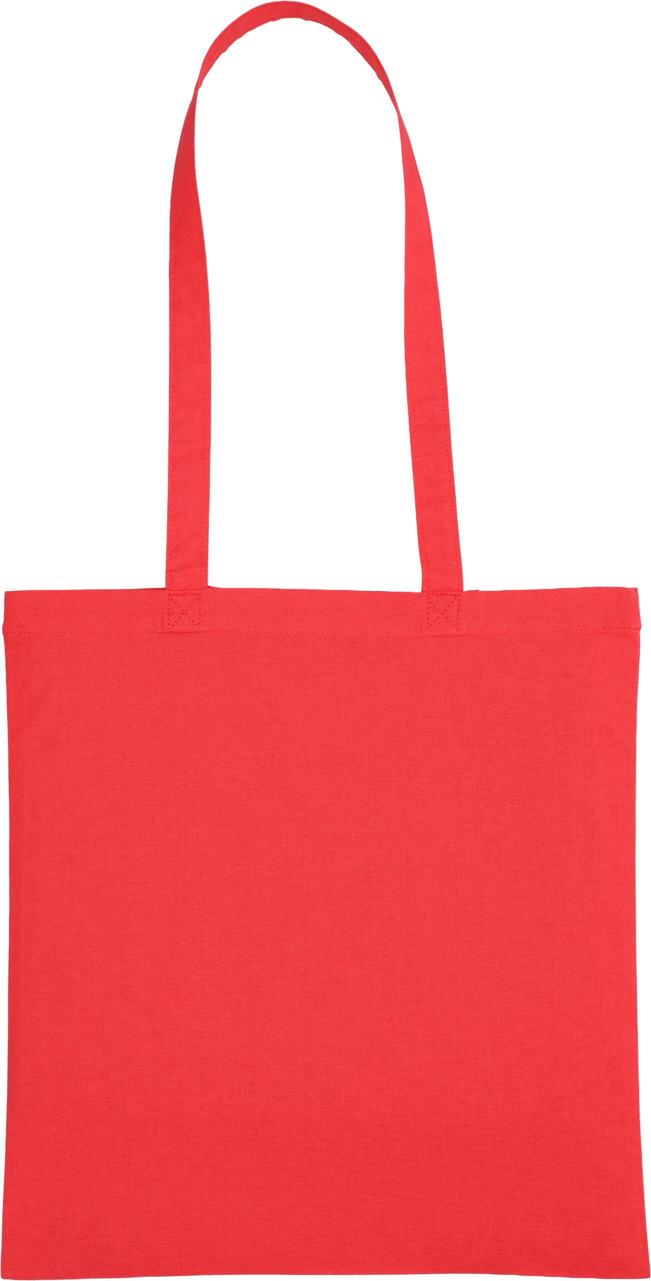czerwony Torba z bawełny organicznej z długimi uszami 180 g/m2 BRANSLEY – z logo
