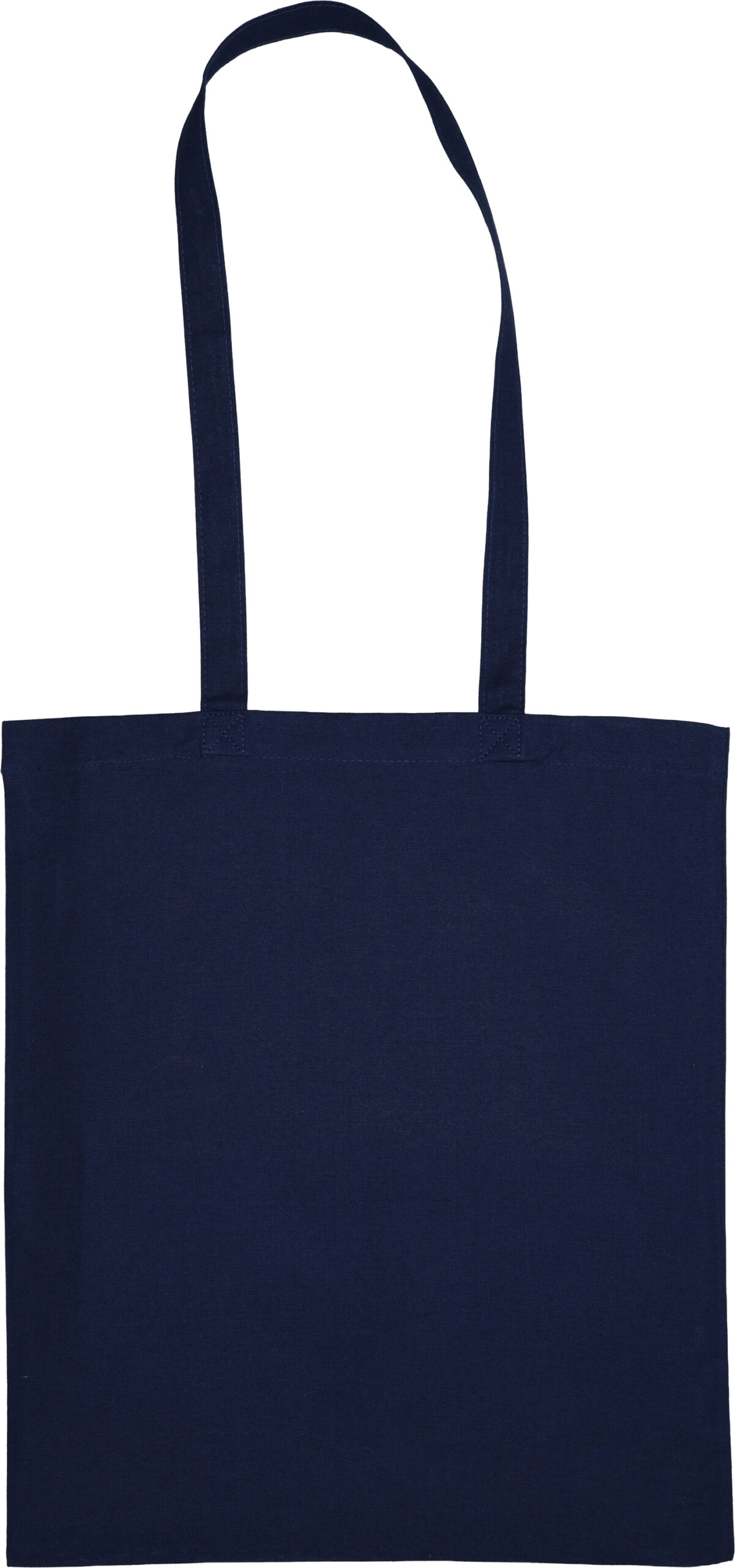 granatowy Torba z bawełny organicznej z długimi uszami 180 g/m2 BRANSLEY – z logo