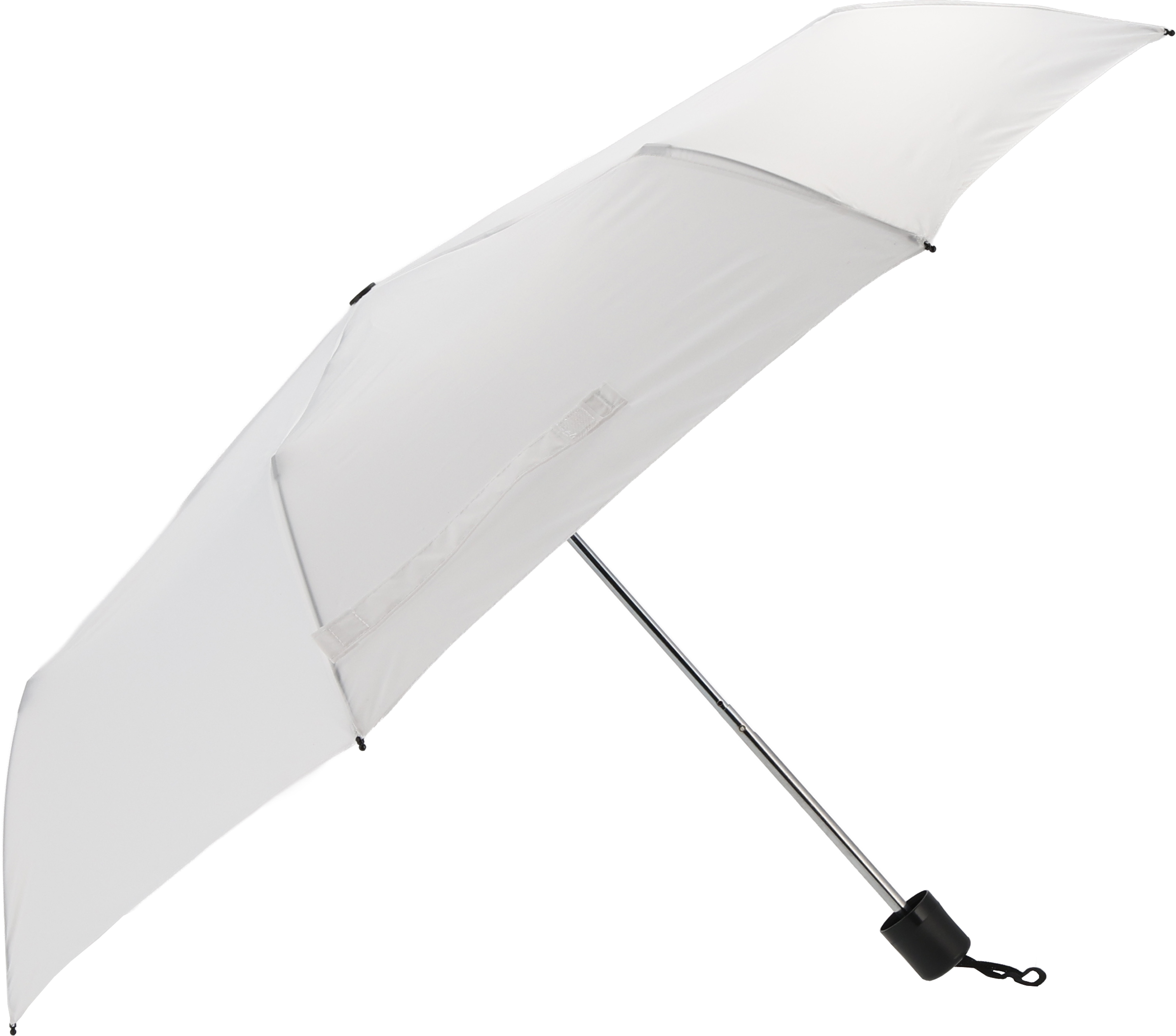 Parasol manualny rPET Ø98 cm NORTHAMPTON - z logo z własnym nadrukiem, kolor biały