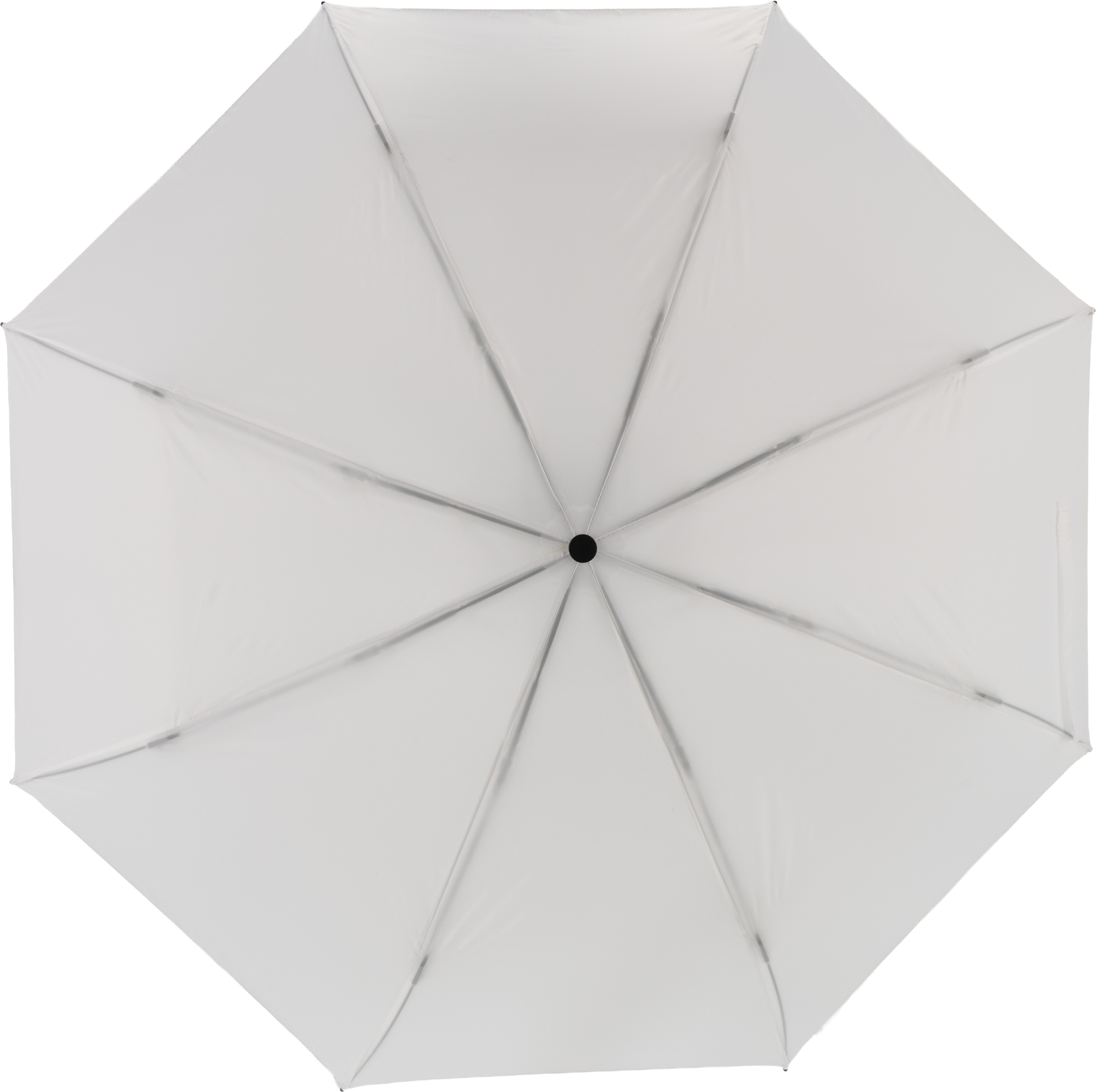 Parasol manualny rPET Ø98 cm NORTHAMPTON - z logo z własnym nadrukiem, kolor biały