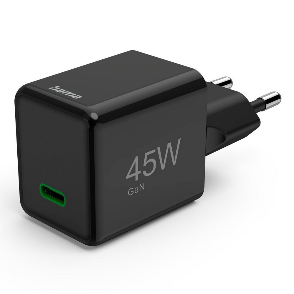 czarny Ładowarka ścienna 45W Hama Supermini