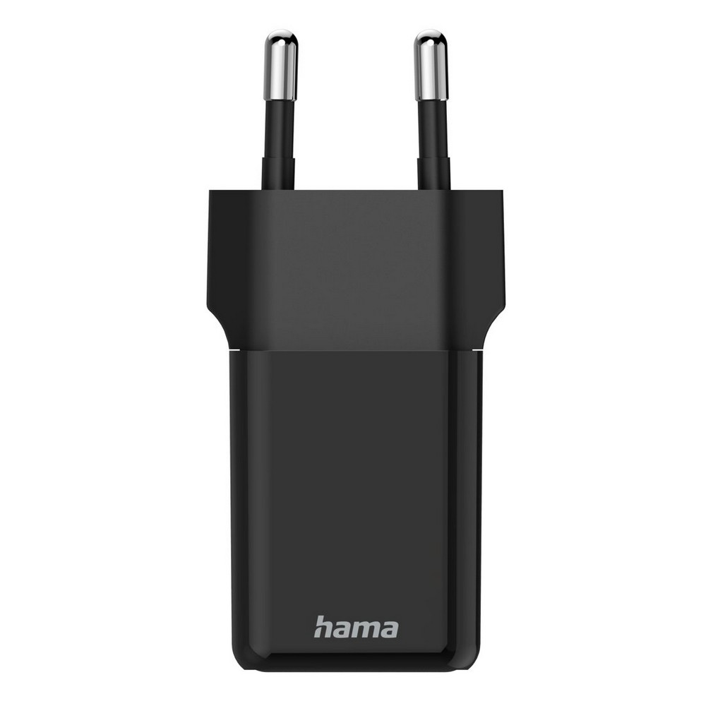 Ładowarka ścienna 45W Hama Supermini z własnym nadrukiem, kolor czarny