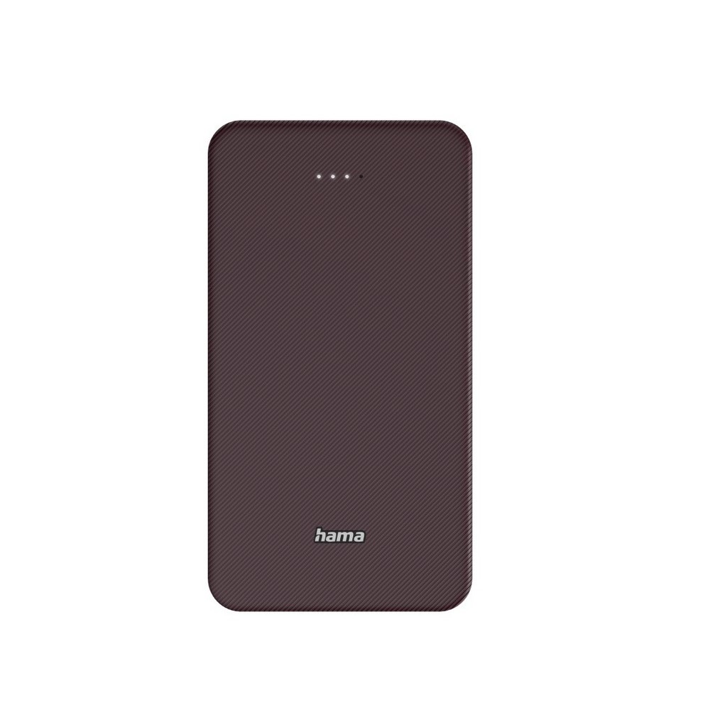 Power bank 20000 mAh Hama Power Pack z własnym nadrukiem, kolor burgund