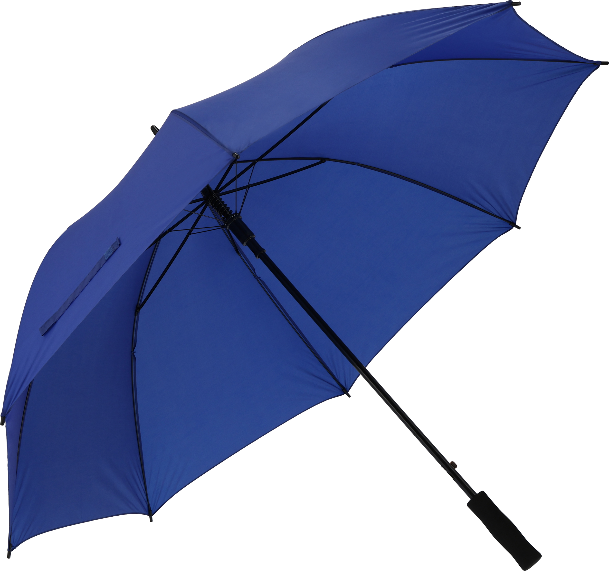 Parasol automatyczny Ø130 cm SUEDERDEICH - z logo z własnym nadrukiem, kolor niebieski