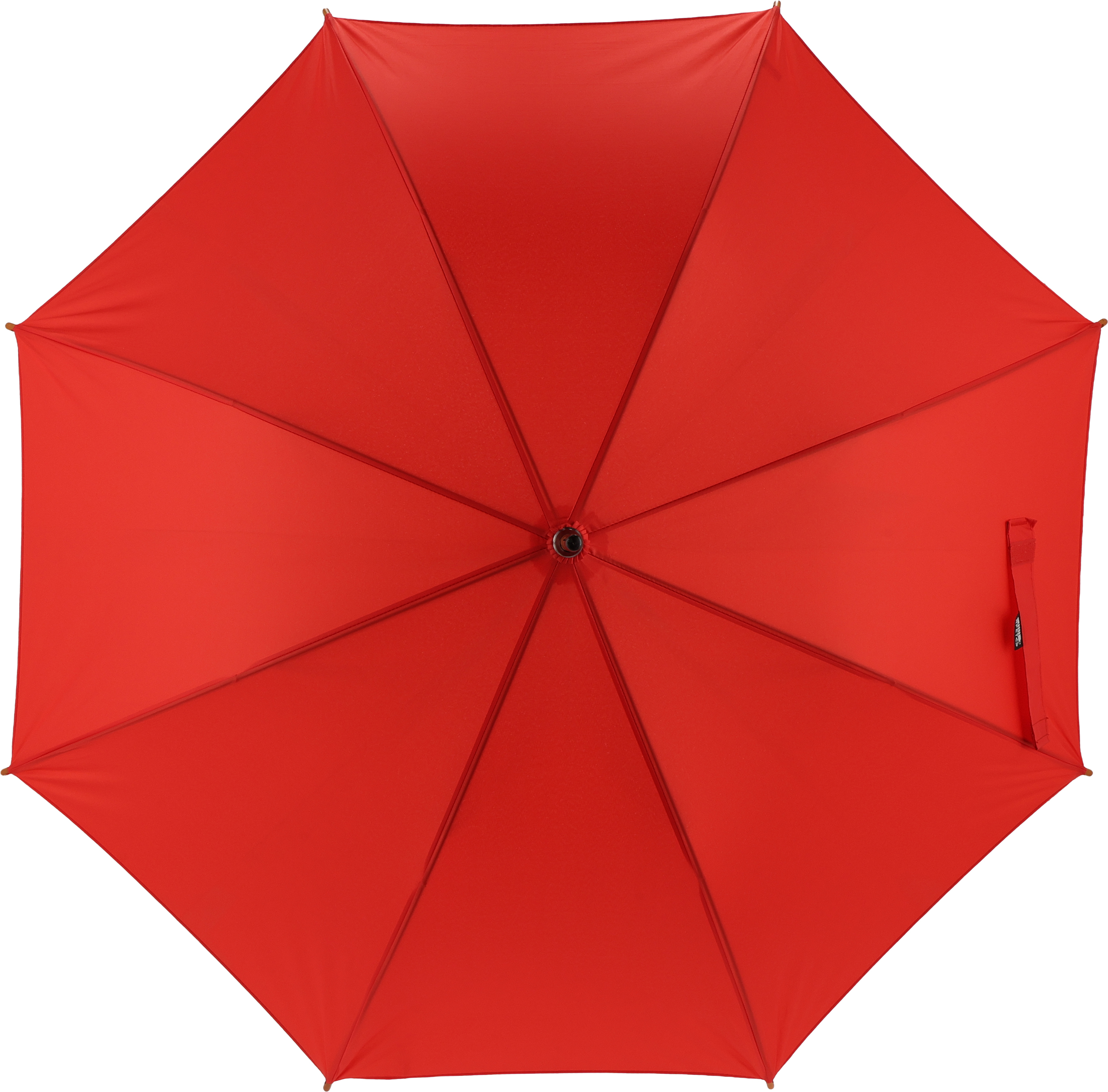 Parasol automatyczny Ø105 rPET HASSELT - z logo z własnym nadrukiem, kolor czerwony