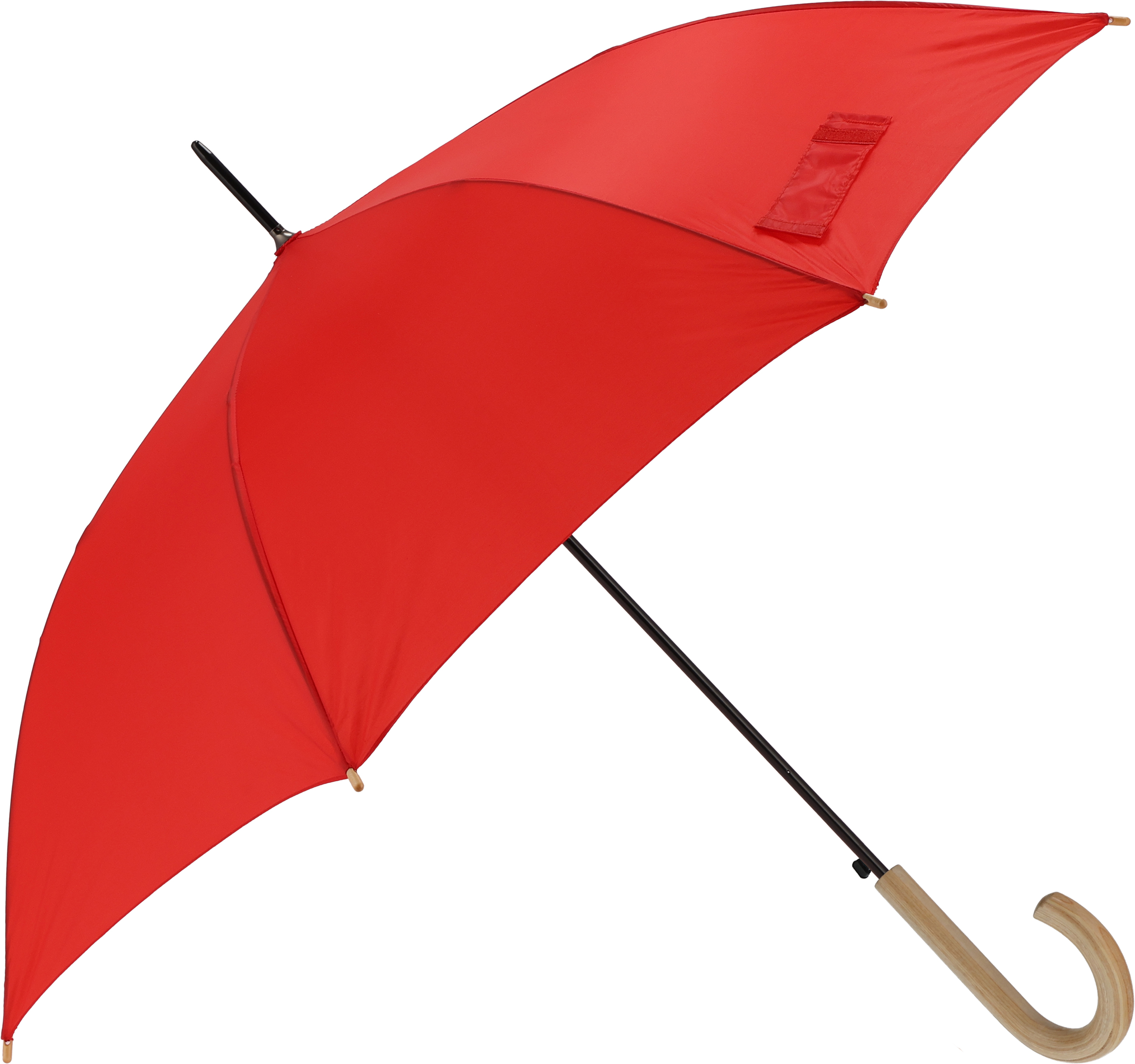 Parasol automatyczny Ø105 cm STOCKPORT - z logo z własnym nadrukiem, kolor czerwony