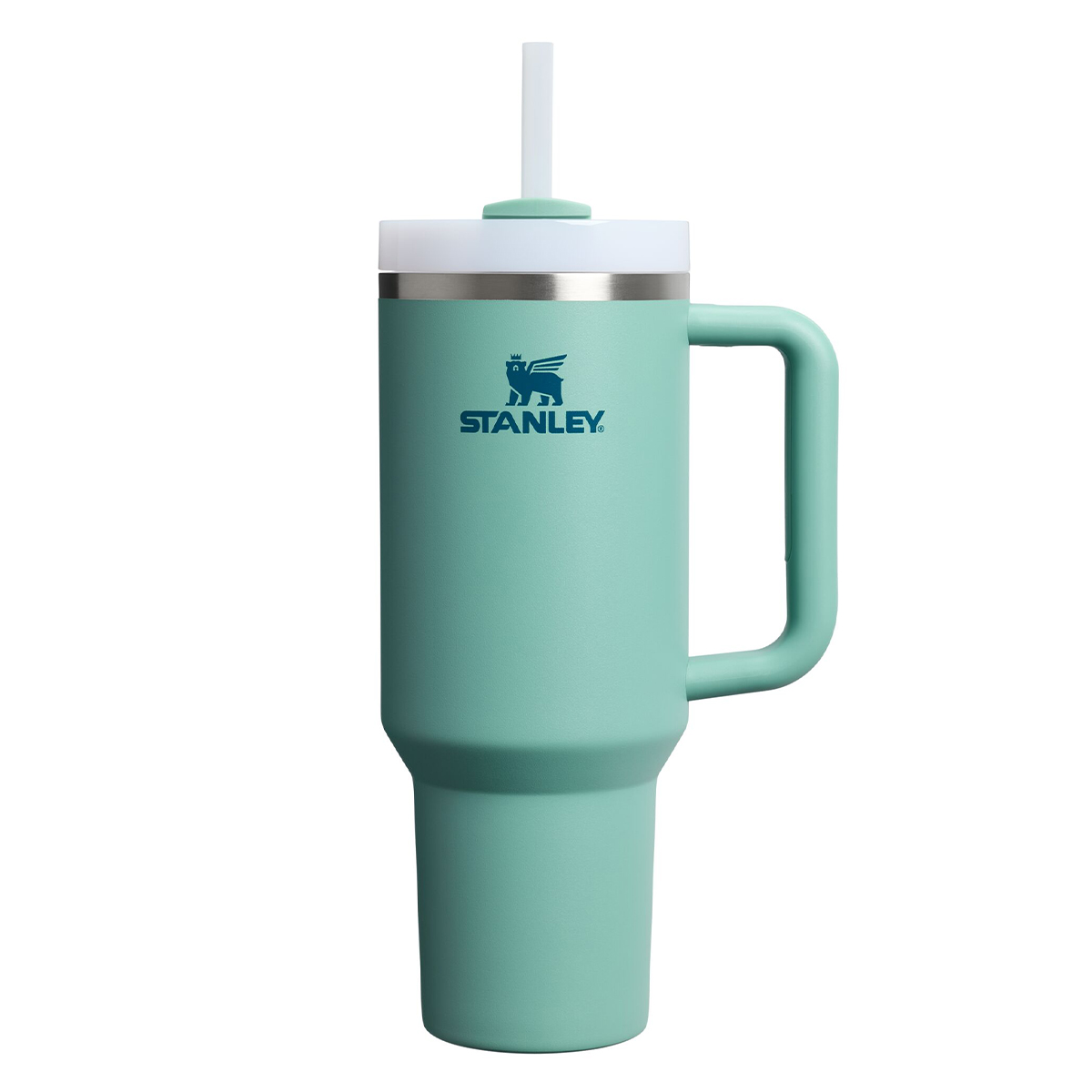 Kubek Termiczny STANLEY The Quencher H2.O FlowState Tumbler 1,18L z własnym nadrukiem, kolor Spring Green
