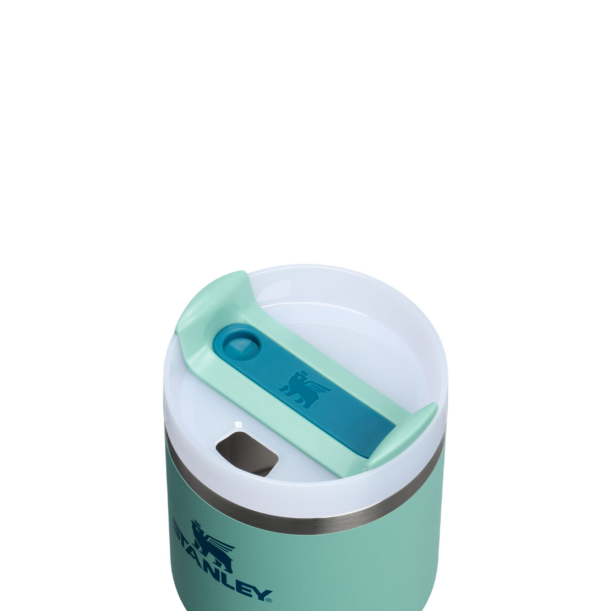 Stanley Quencher H2.O FlowState 0.6 L z własnym nadrukiem, kolor Spring Green