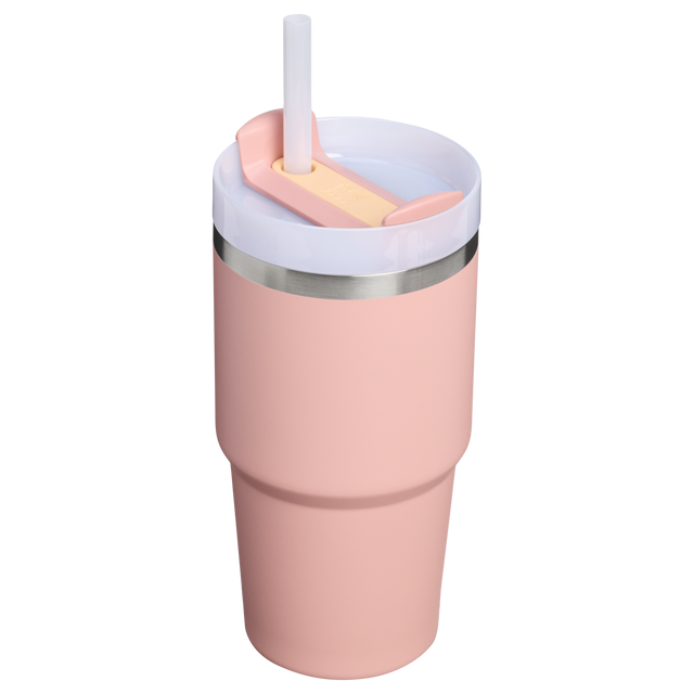 Stanley Quencher H2.O FlowState 0.6 L z własnym nadrukiem, kolor Peach Rose