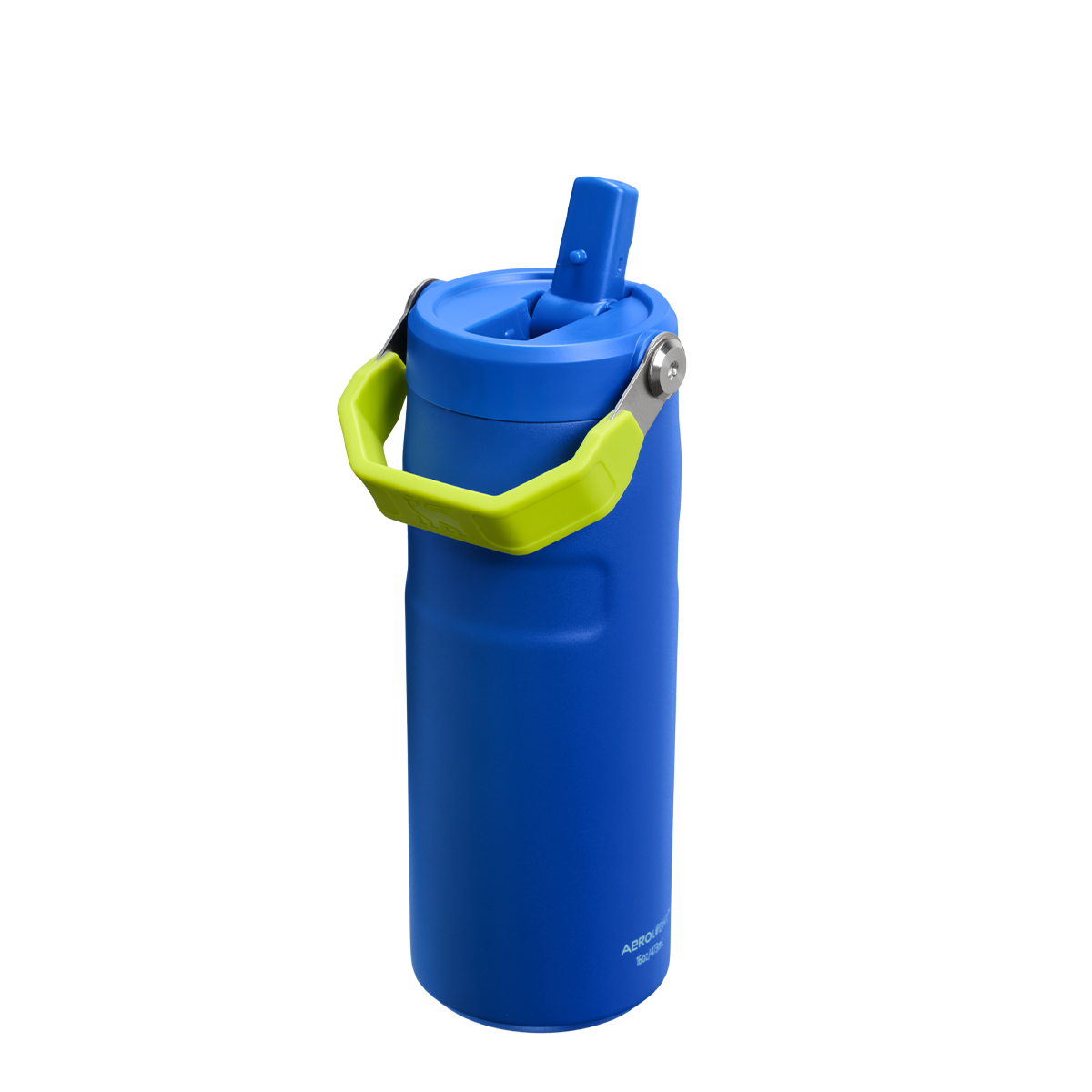 Butelka The IceFlow Bottle Flip Straw 2.0 0.47L z własnym nadrukiem, kolor Cobalt