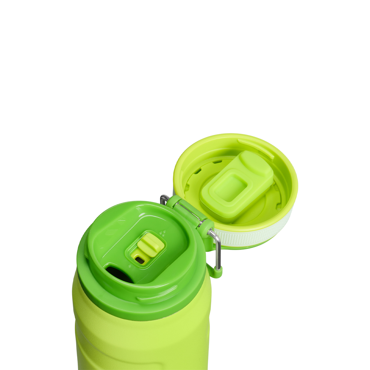 Butelka The IceFlow Bottle Twist Flip 0.7L z własnym nadrukiem, kolor Chartreuse