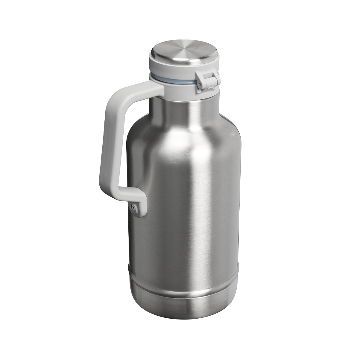 Termos The Easy-Pour Growler 1.9L / 64oz z własnym nadrukiem, kolor Stainless Steel Ash