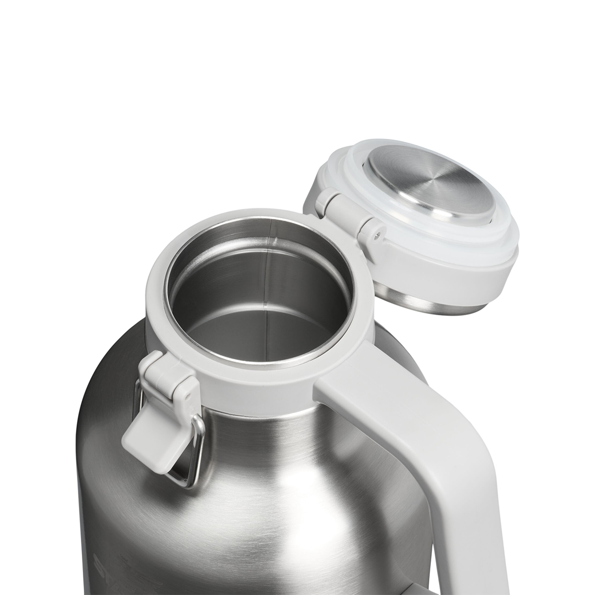 Termos The Easy-Pour Growler 1.9L / 64oz z własnym nadrukiem, kolor Stainless Steel Ash