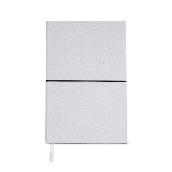Light Grey Notes A5 z okładką z recyklingowanej skóry / Dubai book