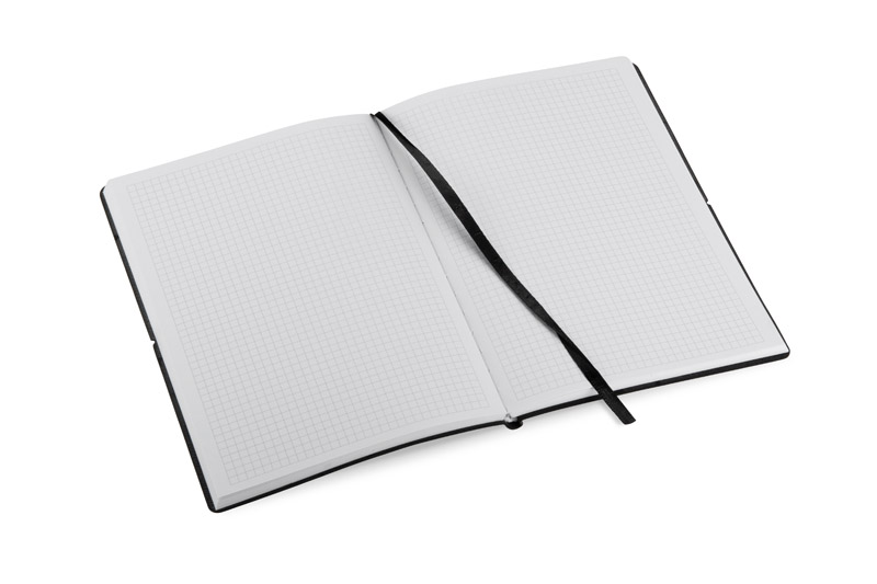 Notes BUMI A5 z własnym nadrukiem, kolor czarny