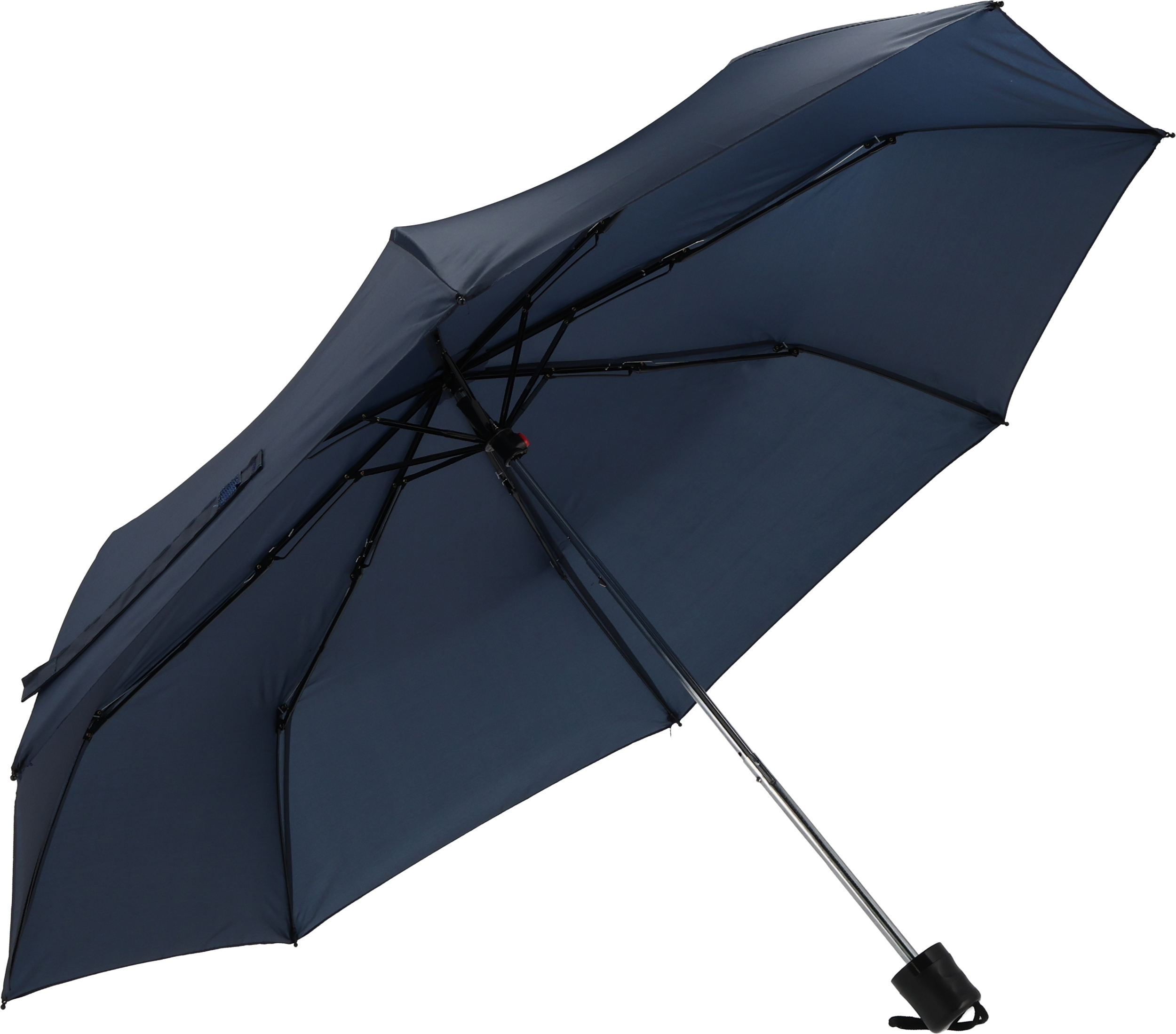 Parasol manualny rPET Ø98 cm NORTHAMPTON - z logo z własnym nadrukiem, kolor granatowy