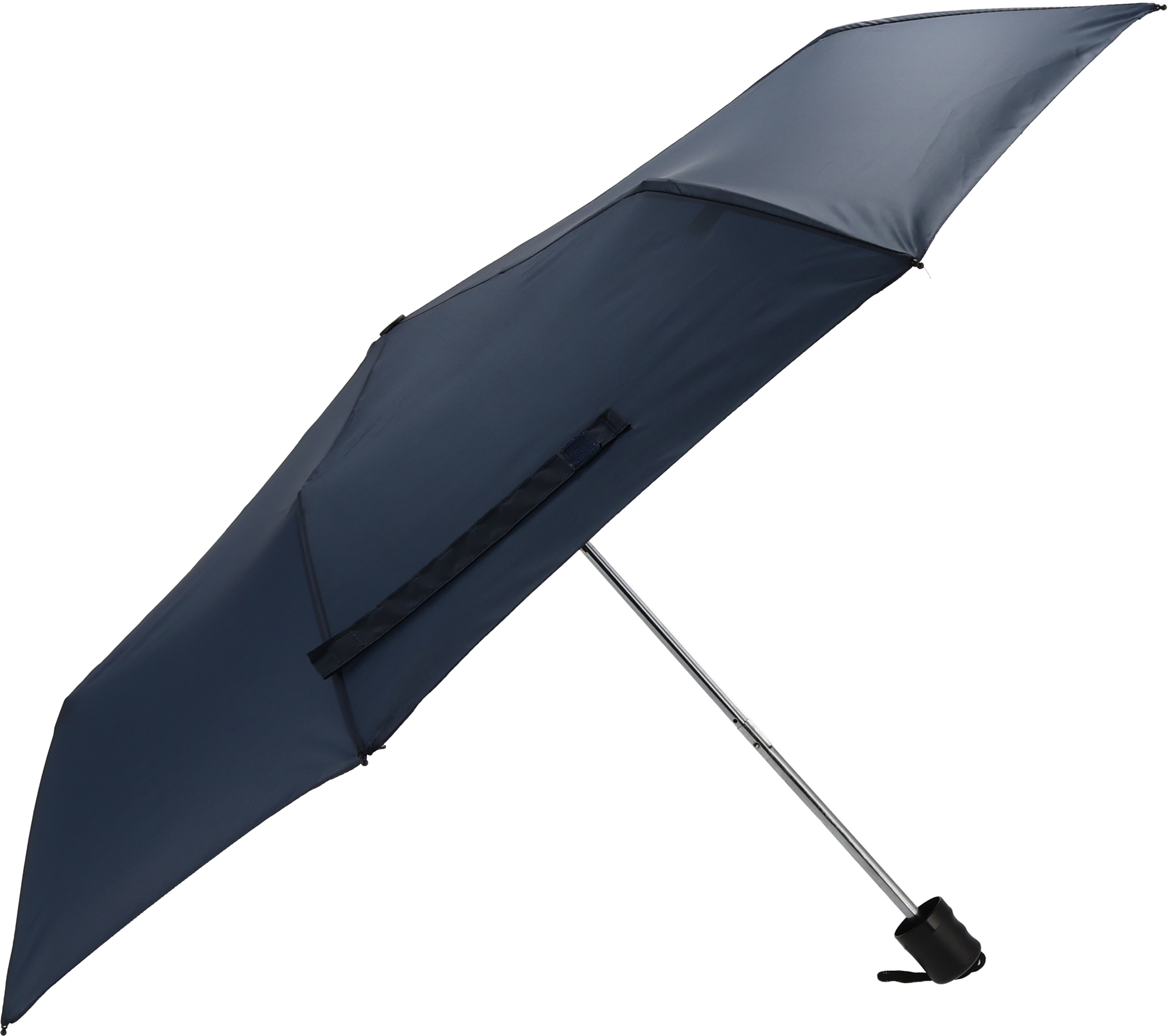 Parasol manualny rPET Ø98 cm NORTHAMPTON - z logo z własnym nadrukiem, kolor granatowy