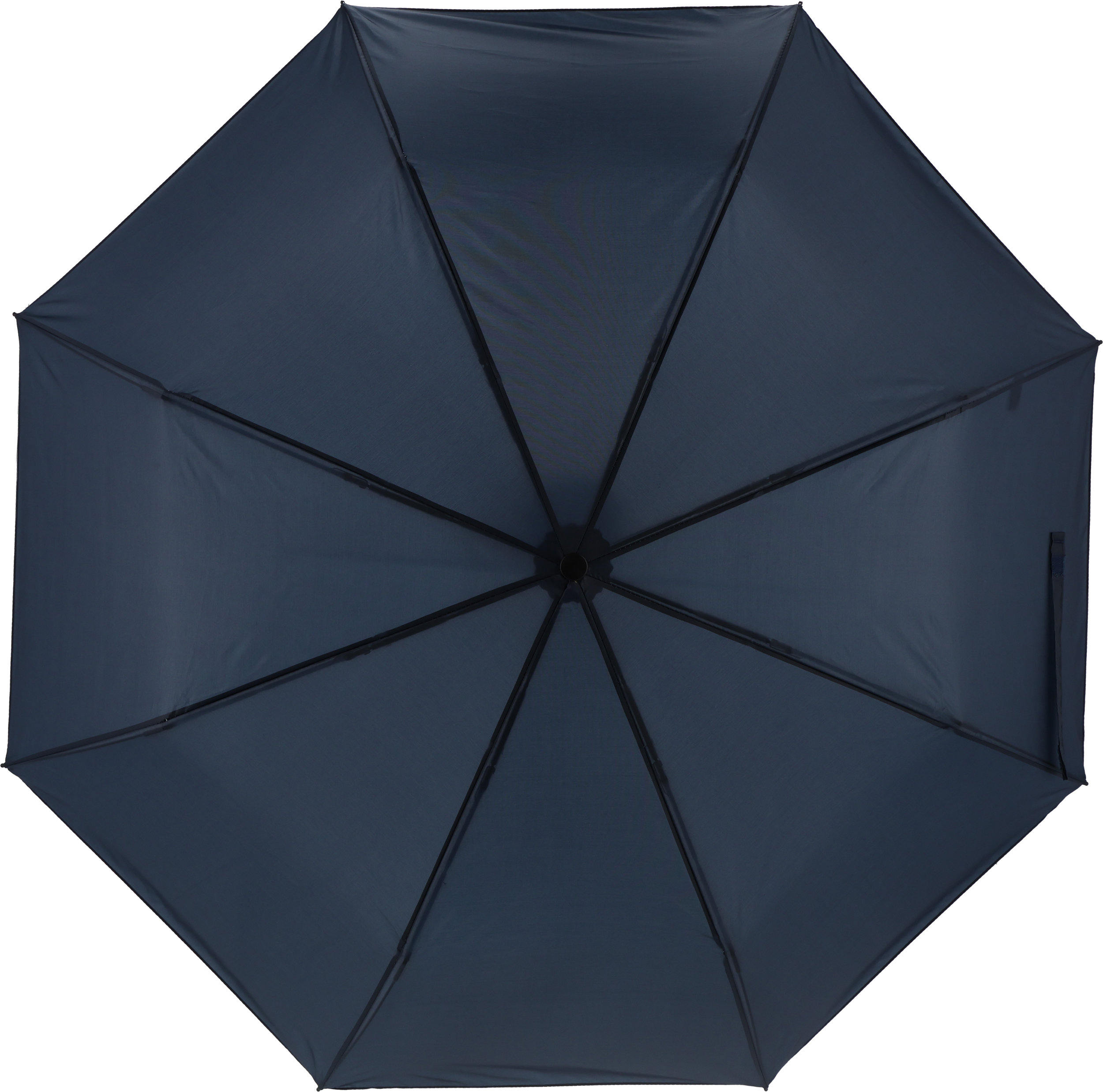Parasol manualny rPET Ø98 cm NORTHAMPTON - z logo z własnym nadrukiem, kolor granatowy